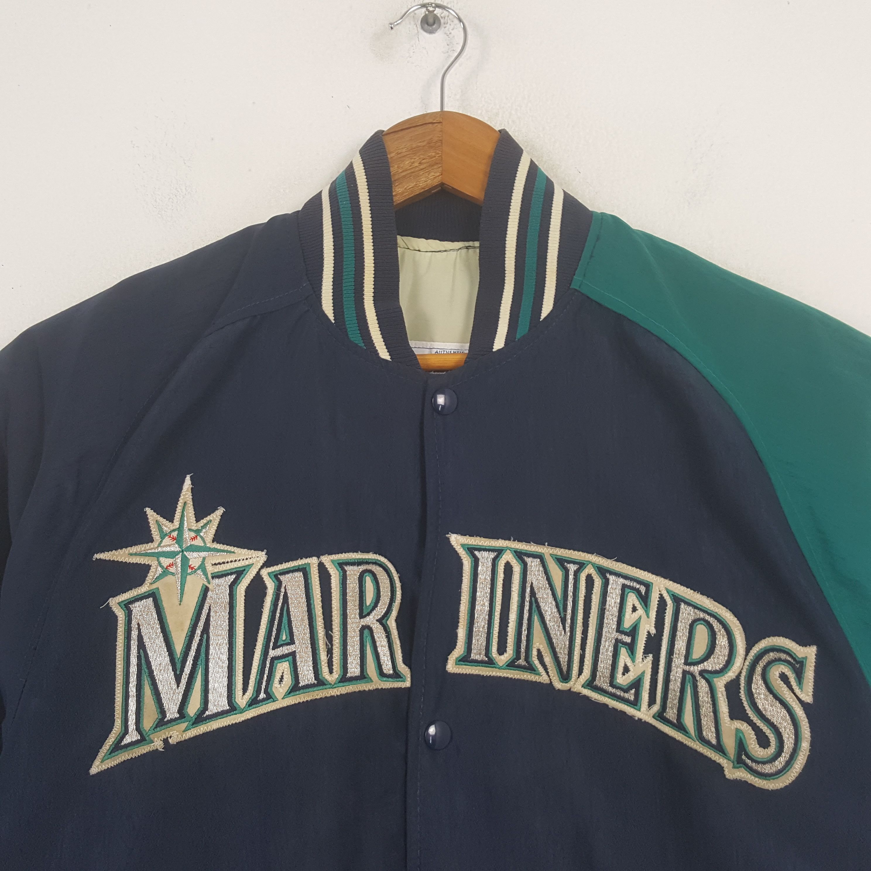 MLB × Starter × Vintage Vintage MARINERS American Baseball MLB Team Jacket C291N6 Size US XL / EU 56 / 4 - 2 Thumbnail