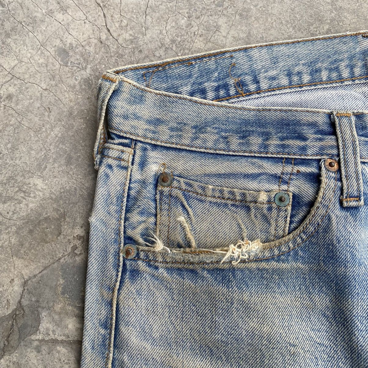 Levi's Vintage Clothing 85’ Button No 6 distressed jeans LV005 Size US 31 - 5 Thumbnail