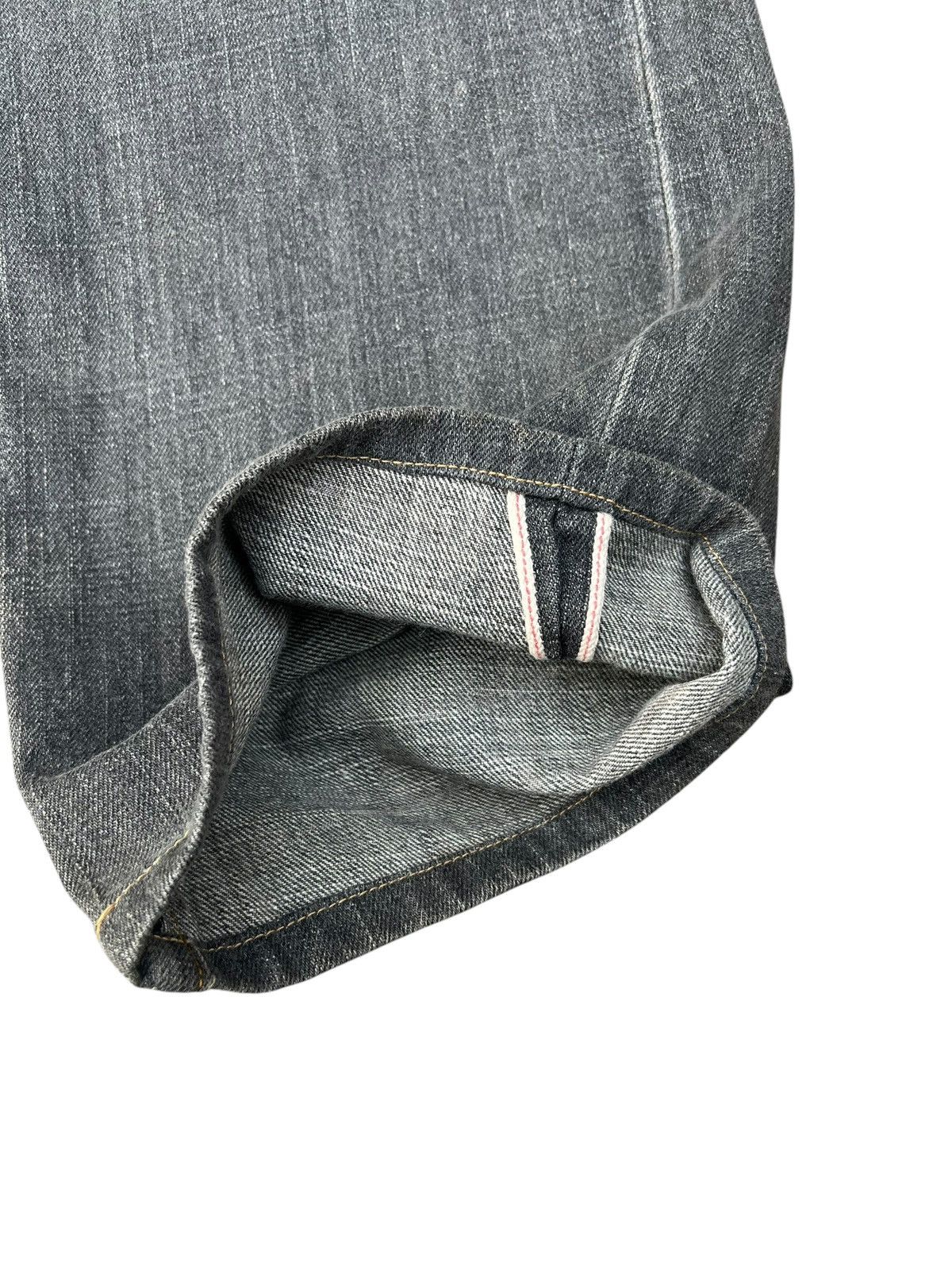 Japanese Brand Crimie Japan Redline Selvedge Waxed Denim Jeans Size US 32 / EU 48 - 11 Thumbnail