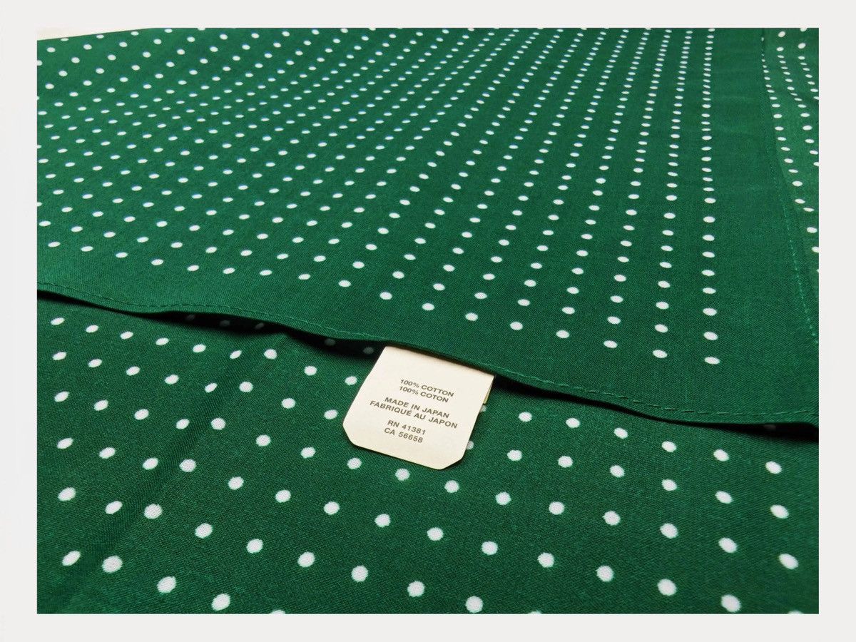 Polo Ralph Lauren INDIGO Printed Bandana COTTON Green Scarf handkerchief Size ONE SIZE - 5 Thumbnail