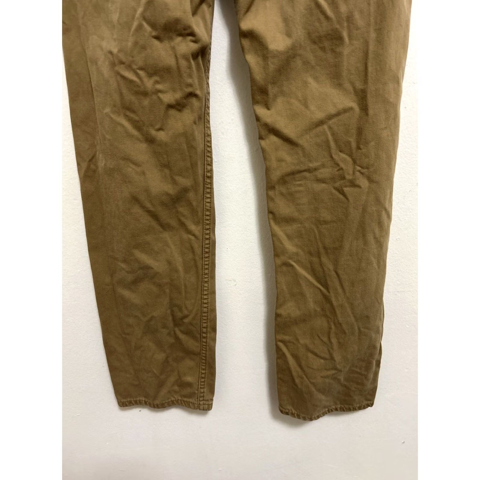 Levi's Levi's 505 Jeans Mens 32x32 Brown Regular Fit Denim White Tab Straight Leg 5-Pocket Capable Men Regular Size Type Jeans Mens Girls Boys Women Mens Size US 32 / EU 48 - 6 Thumbnail