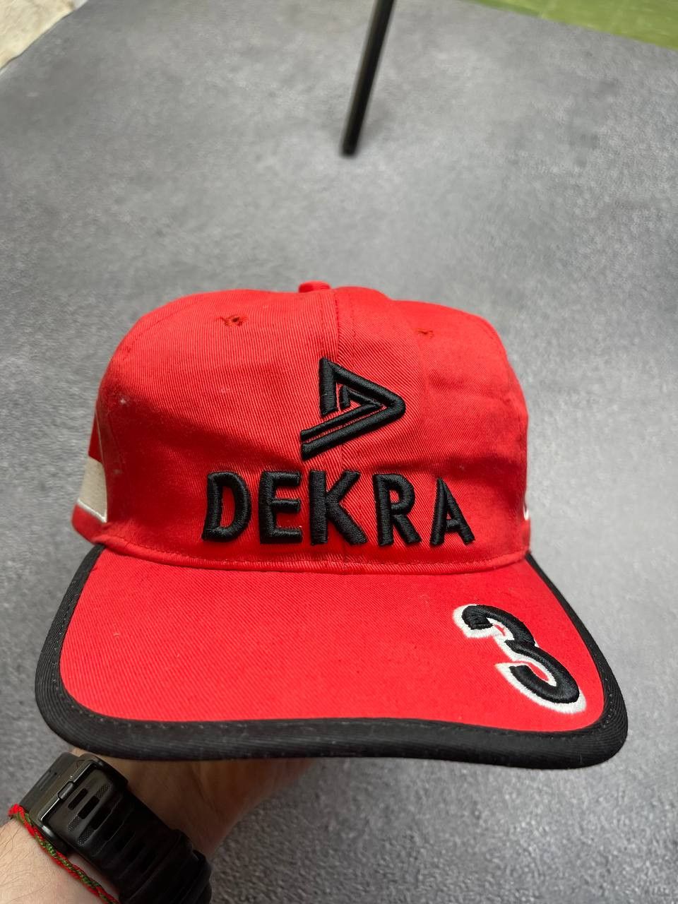 Ferrari Vintage Ferrari F1 Michael Schumacher Dekra Cap Hat Size ONE SIZE - 1 Thumbnail