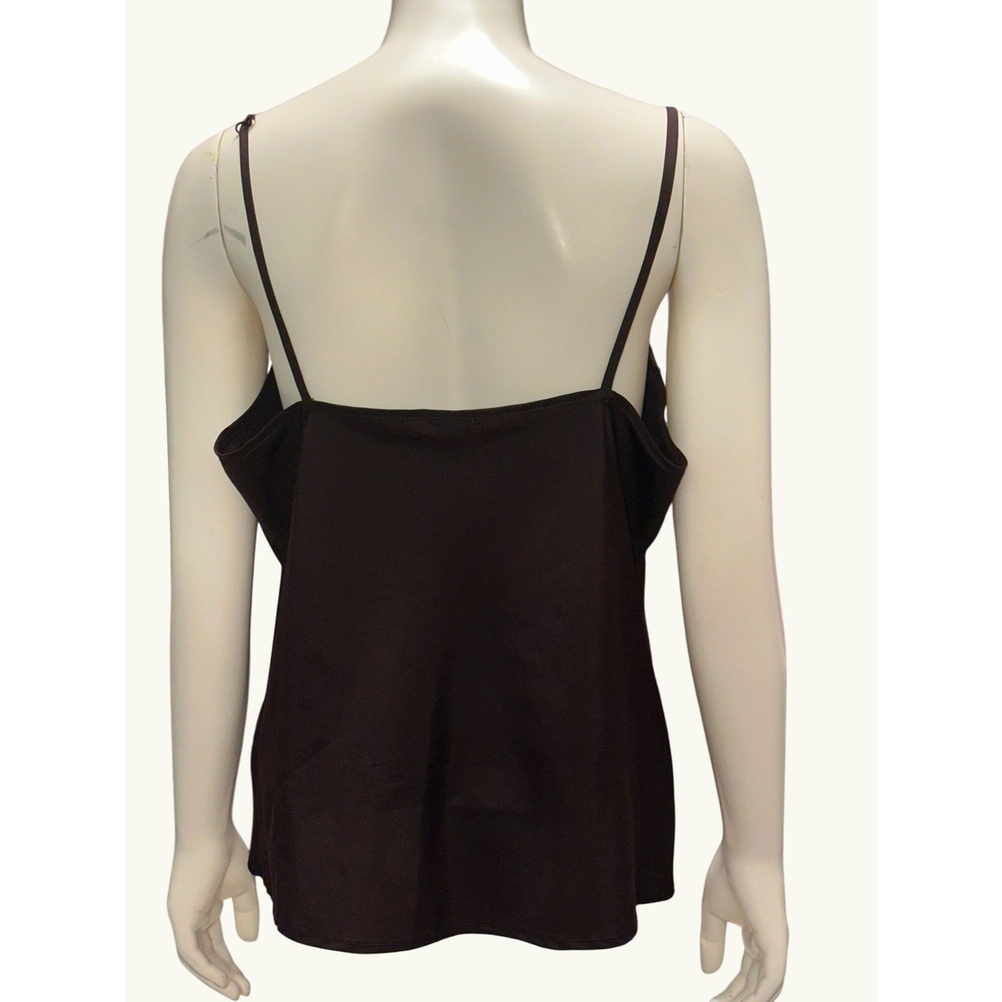 Other CCC Brown Sleeveless Camisole Top Petite Large All Polyester Size S / US 4 / IT 40 - 3 Thumbnail