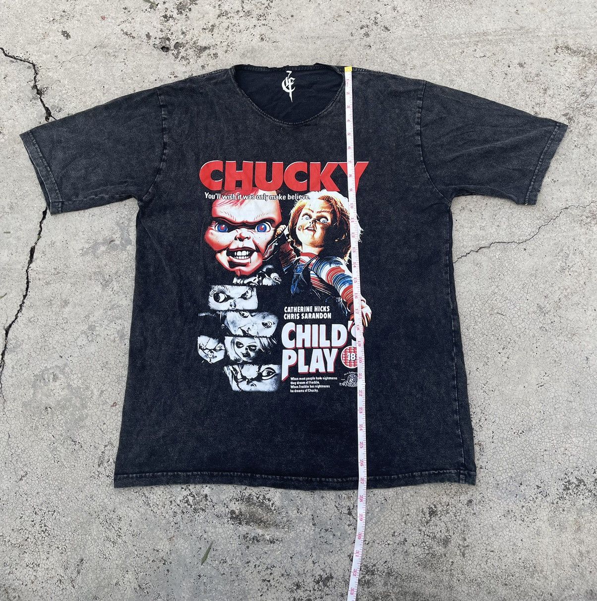 Expert Horror Vintage Movie T shirt Chucky Horror Serial Killer L Distress Size US L / EU 52-54 / 3 - 6 Thumbnail