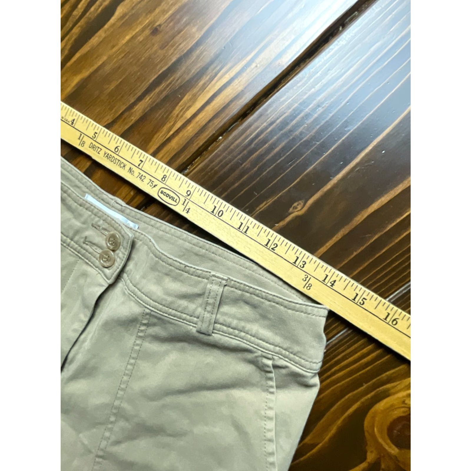Coldwater Creek Coldwater Creek Pants, Women's Size 8, Tan, Cropped, Straight Leg Size 30" / US 8 / IT 44 - 4 Thumbnail