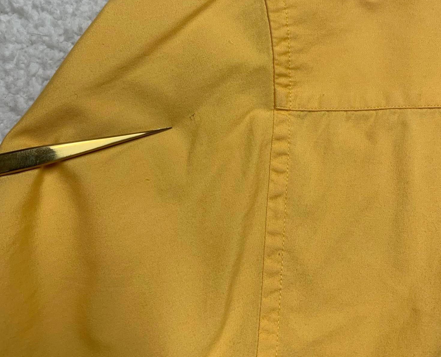 Tommy Hilfiger Tommy Hilfiger Men's XXL Yellow Button-Up Shirt Size US XXL / EU 58 / 5 - 7 Thumbnail
