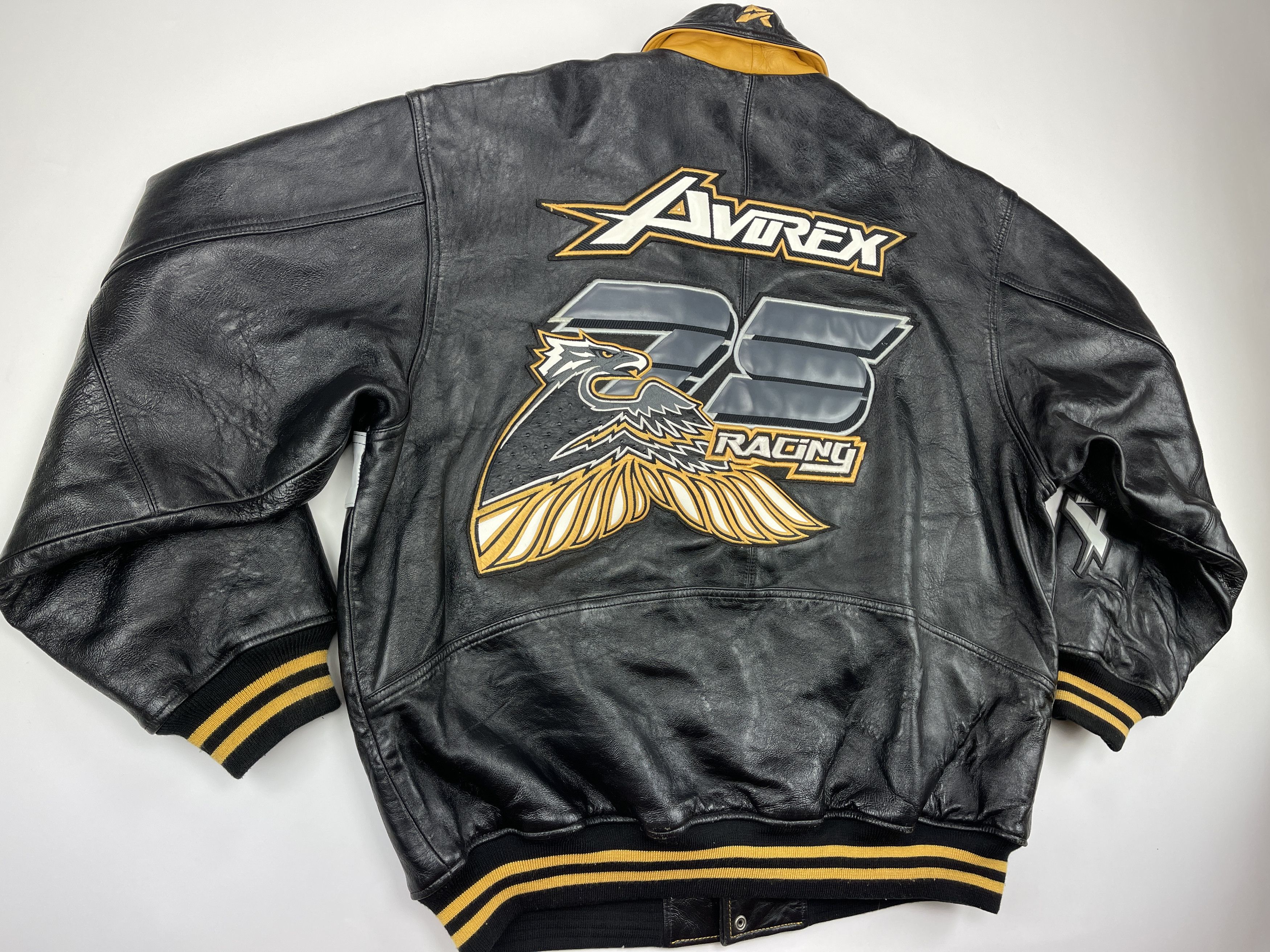 Avirex AVIREX leather jacket, 25th Racing, vintage, 90s hip hop XXL Size US XXL / EU 58 / 5 - 9 Thumbnail