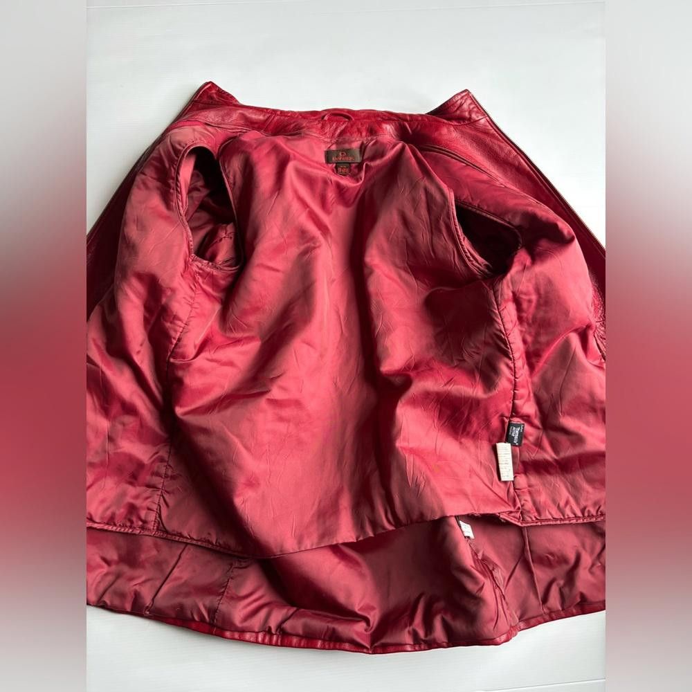 Danier Danier Red Soft Leather Coat Size M / US 6-8 / IT 42-44 - 3 Thumbnail