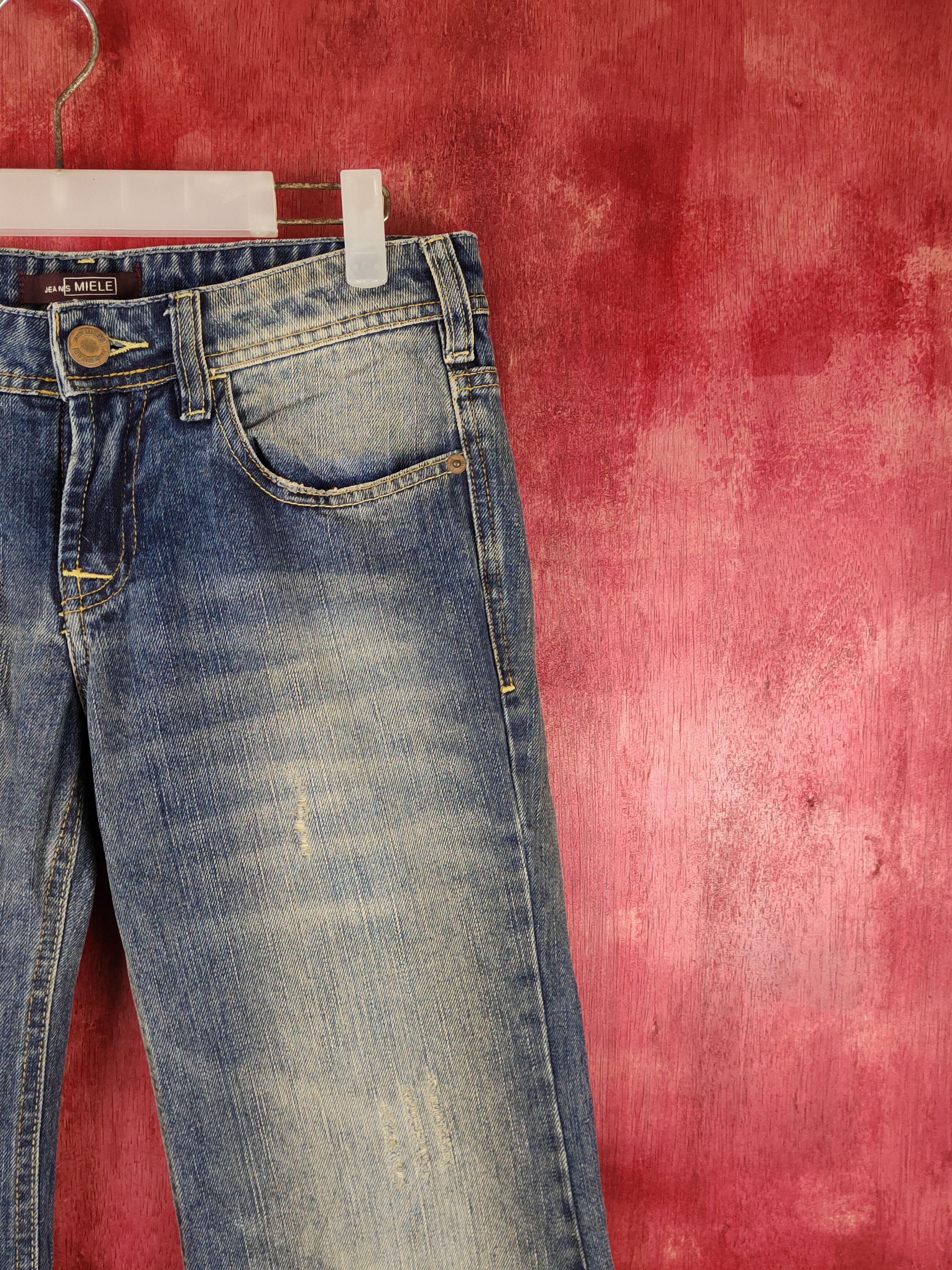 If Six Was Nine DL Jeans Miele Dark Blue Distressed Multipocket Denim #S1536 Size 26" / US 2 / IT 38 - 5 Thumbnail