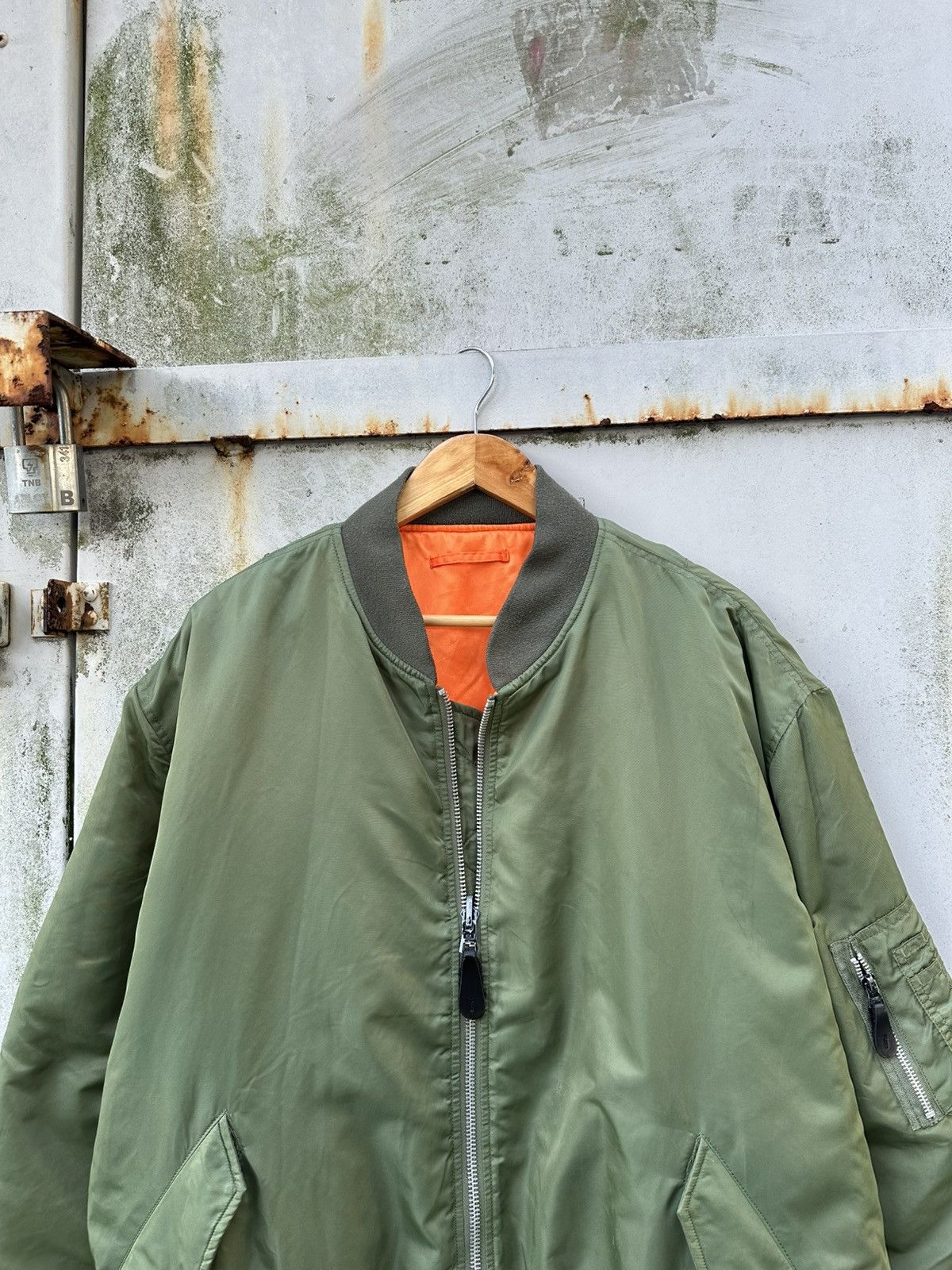 Vintage 🪖Vintage Oversized Knox Armory Military Bomber Jacket Size US XXL / EU 58 / 5 - 5 Thumbnail