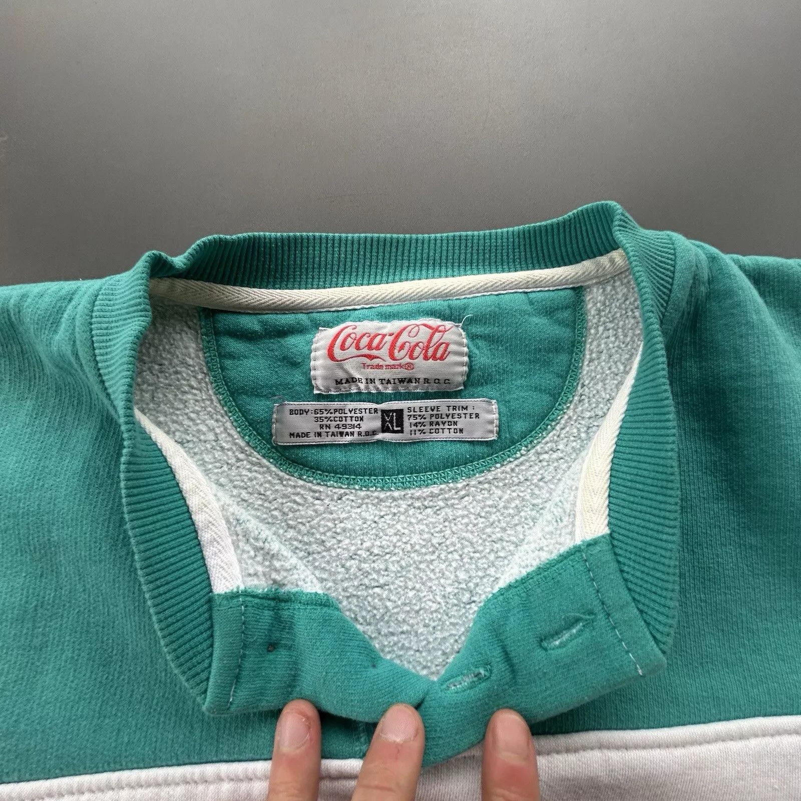 Coca Cola Vintage Coca Cola Sweatshirt Adult Extra Large Size US XL / EU 56 / 4 - 6 Thumbnail