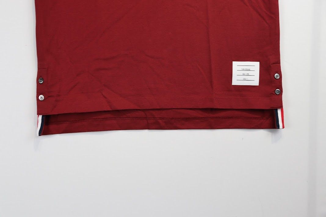 Thom Browne o1rshd1 T-Shirt UO SS Ringefdk in Red Size US M / EU 48-50 / 2 - 4 Thumbnail
