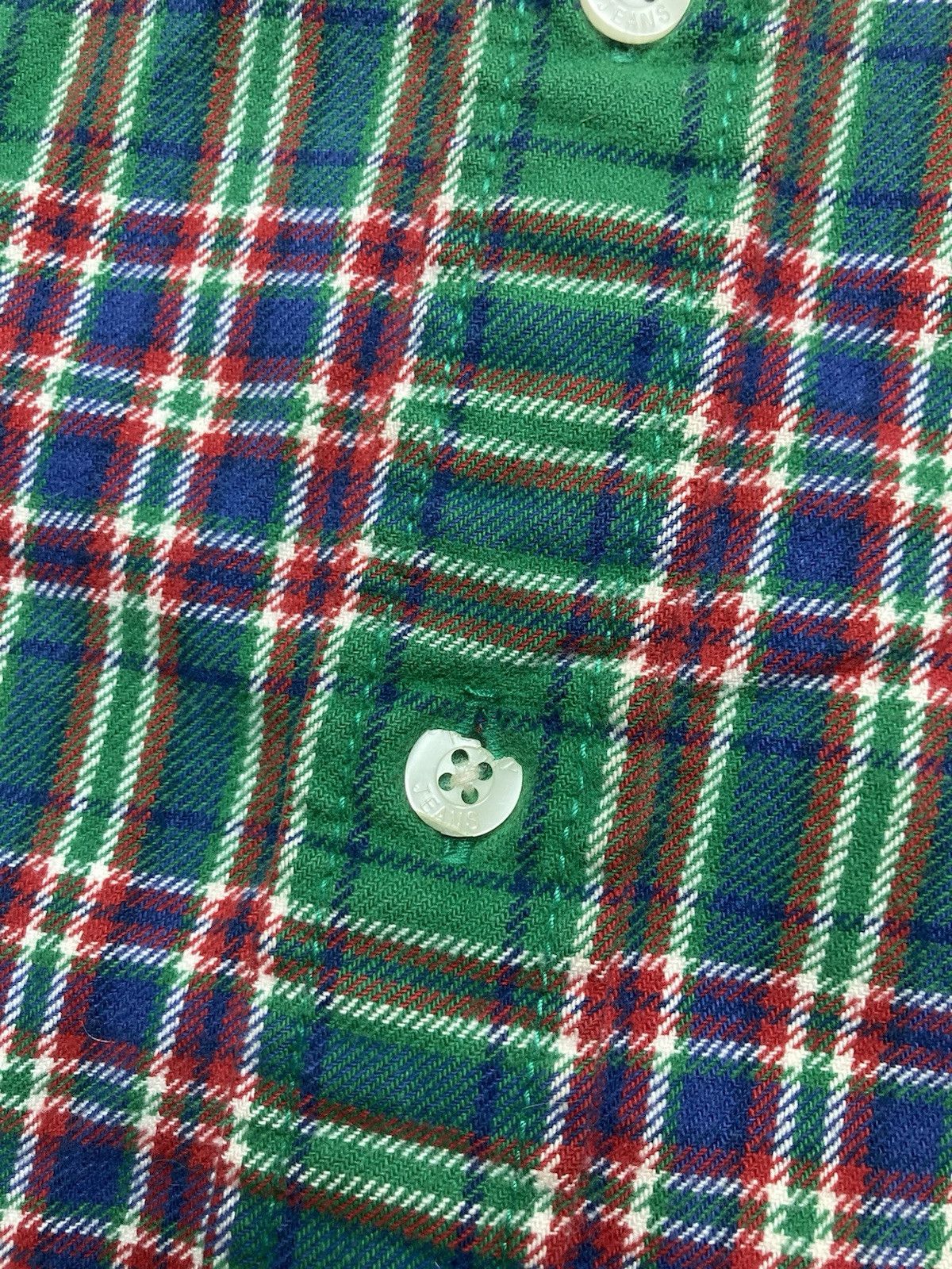 Tommy Hilfiger × Vintage Tommy Hilfiger flannel shirt woven cotton heavyweight large Size US L / EU 52-54 / 3 - 2 Thumbnail