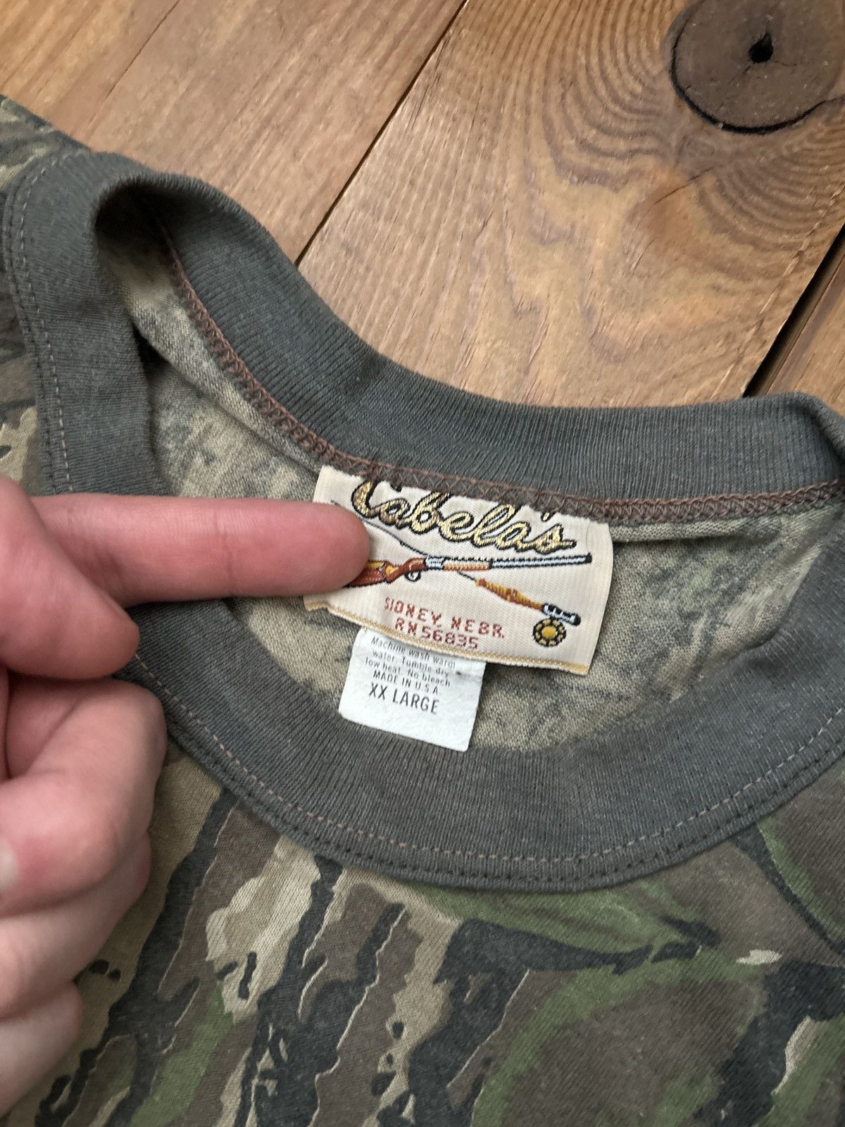 Cabelas × Realtree × Vintage Vintage 80s Real Tree Cabelas Long Sleeve Shirt Size US XL / EU 56 / 4 - 2 Thumbnail