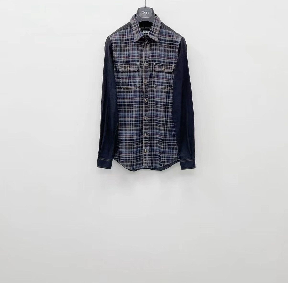 Dolce & Gabbana Dolce & Gabbana 100% Cotton Long Sleeve Shirt J30 Size US M / EU 48-50 / 2 - 1 Thumbnail