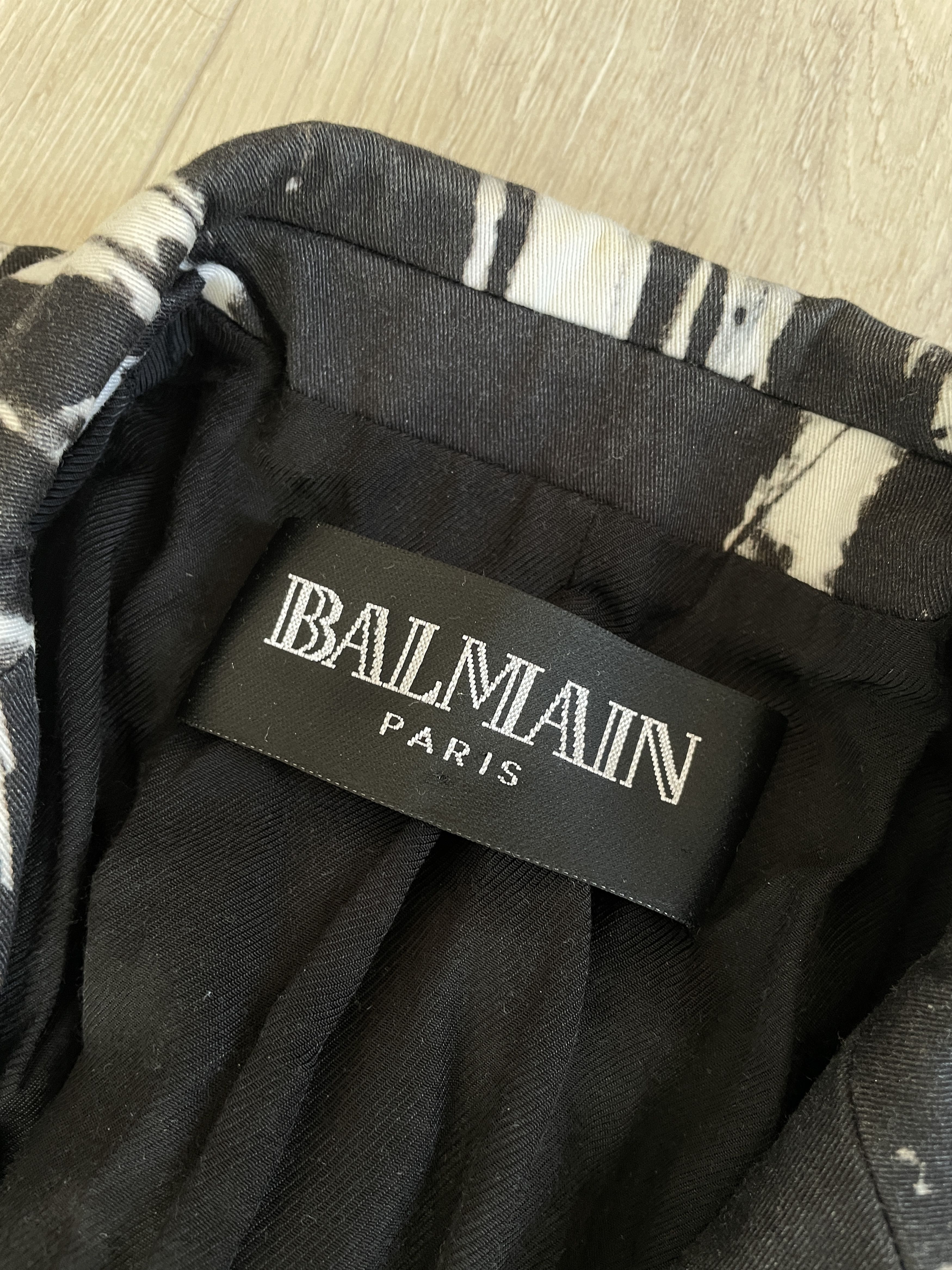 Balmain Balmain SS11 paint splatter blazer by Christophe Decarnin Size M / US 6-8 / IT 42-44 - 8 Thumbnail
