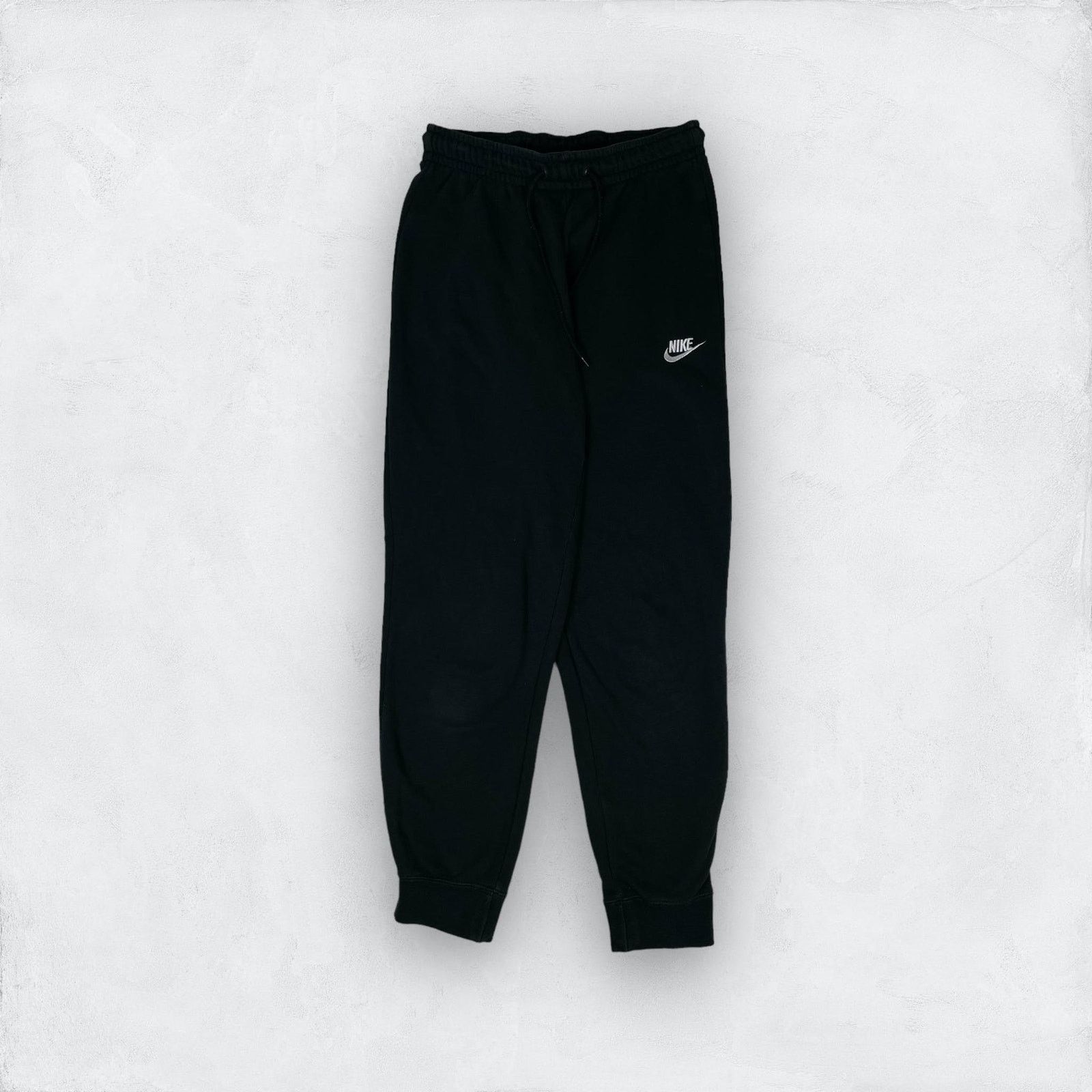Nike Nike Women's Black Swoosh Drawstring Sweatpants Small Size 28" / US 6 / IT 42 - 1 Thumbnail