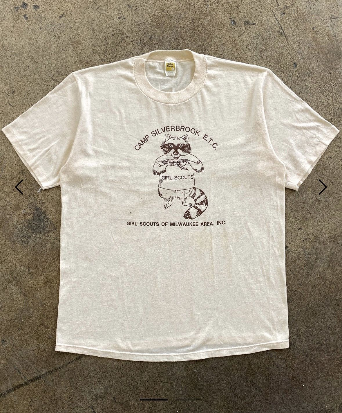 Unsound Rags × Vintage Vintage SINGLE STITCHED CAMP SILVERBROOK E.T.C. TEE - 1980S Size US L / EU 52-54 / 3 - 1 Thumbnail