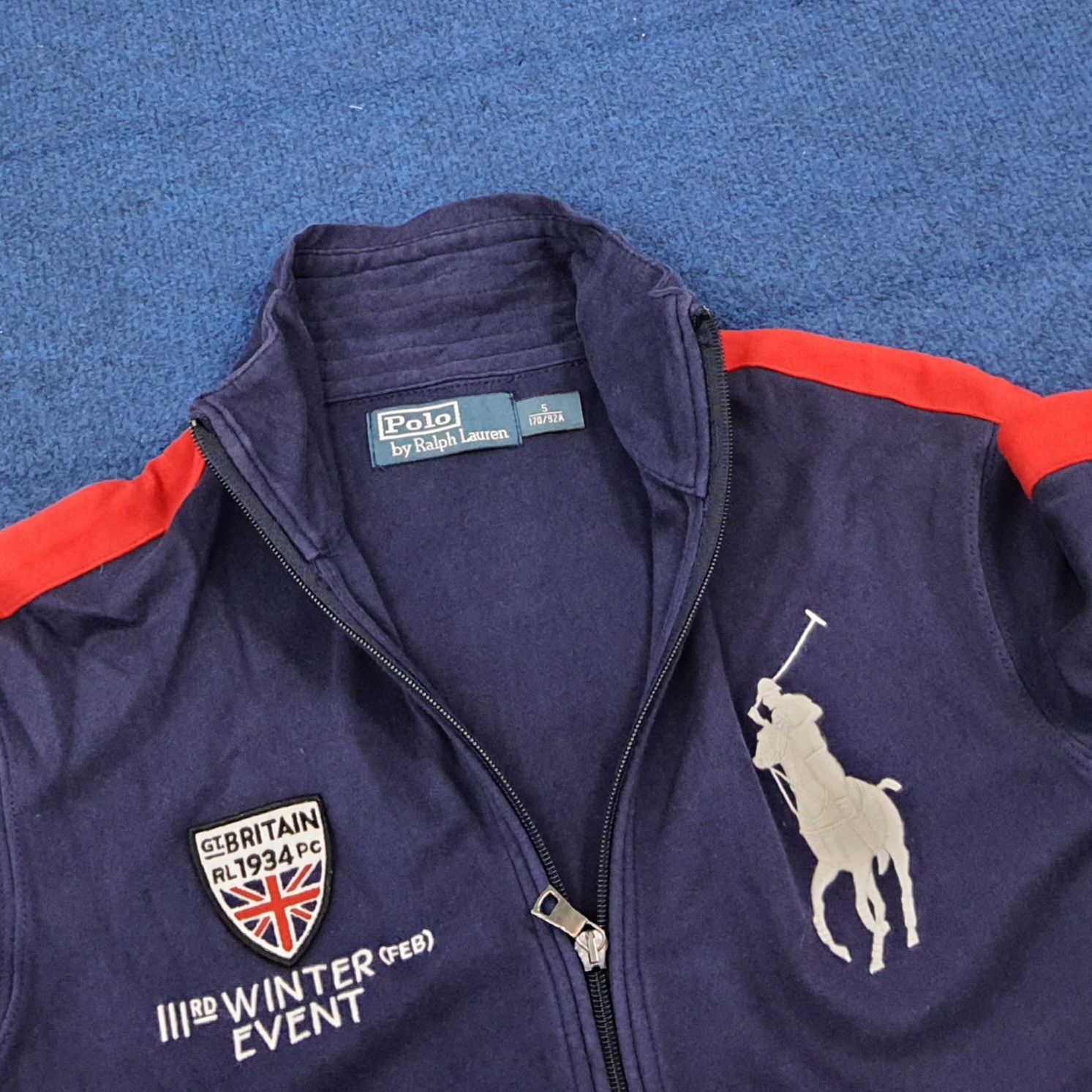 Polo Ralph Lauren Vintage Polo by Ralph Lauren Britain Zipper Jacket C275N22 Size US M / EU 48-50 / 2 - 4 Thumbnail