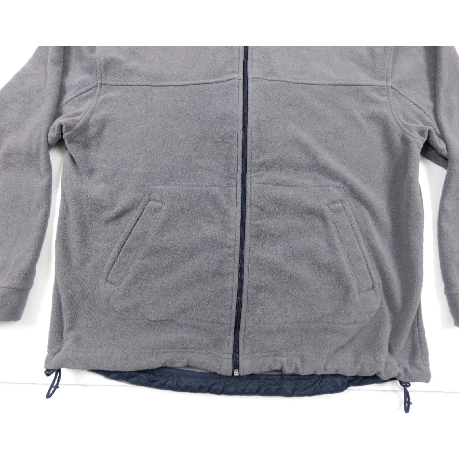 Gap Gap Jacket Men's XL Gray Fleece Full Zip Long Sleeve Outdoors Adult Casual Size US XL / EU 56 / 4 - 3 Thumbnail