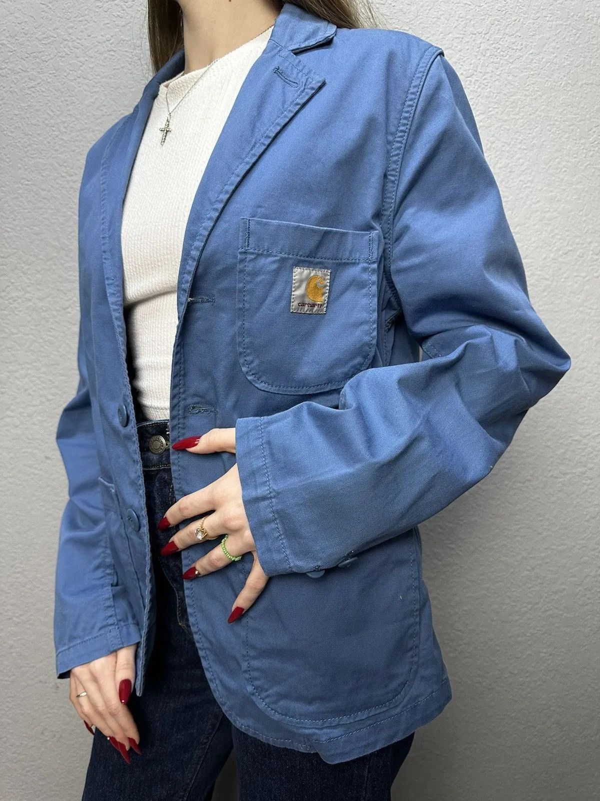 Carhartt Vintage Carhartt Wip jacket suit distressed avangarde faded Size M / US 6-8 / IT 42-44 - 1 Thumbnail