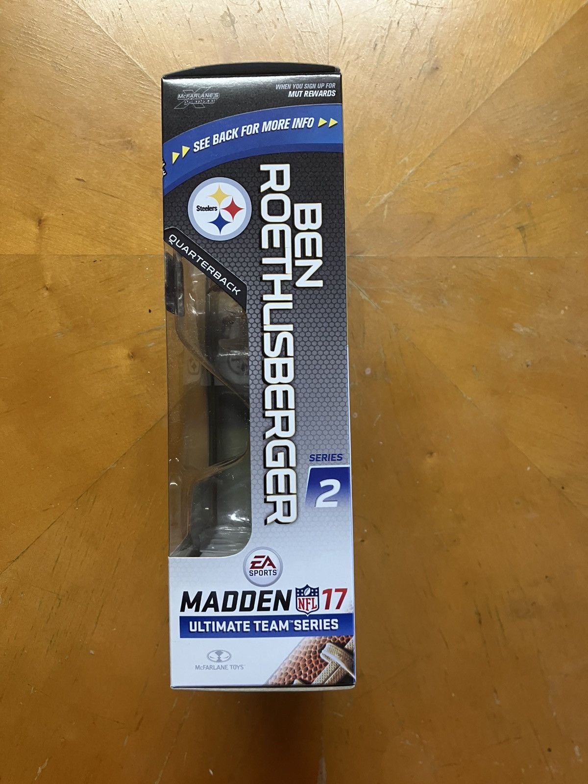 NFL McFarlane Madden 17 Ben Roethlisberger Bumblebee Chase NIB Size ONE SIZE - 2 Thumbnail