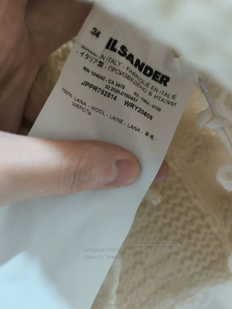 Jil Sander Jil Sander size 34 Cable Knit High-Neck Fringe Knit Short T Size S / US 4 / IT 40 - 7 Thumbnail
