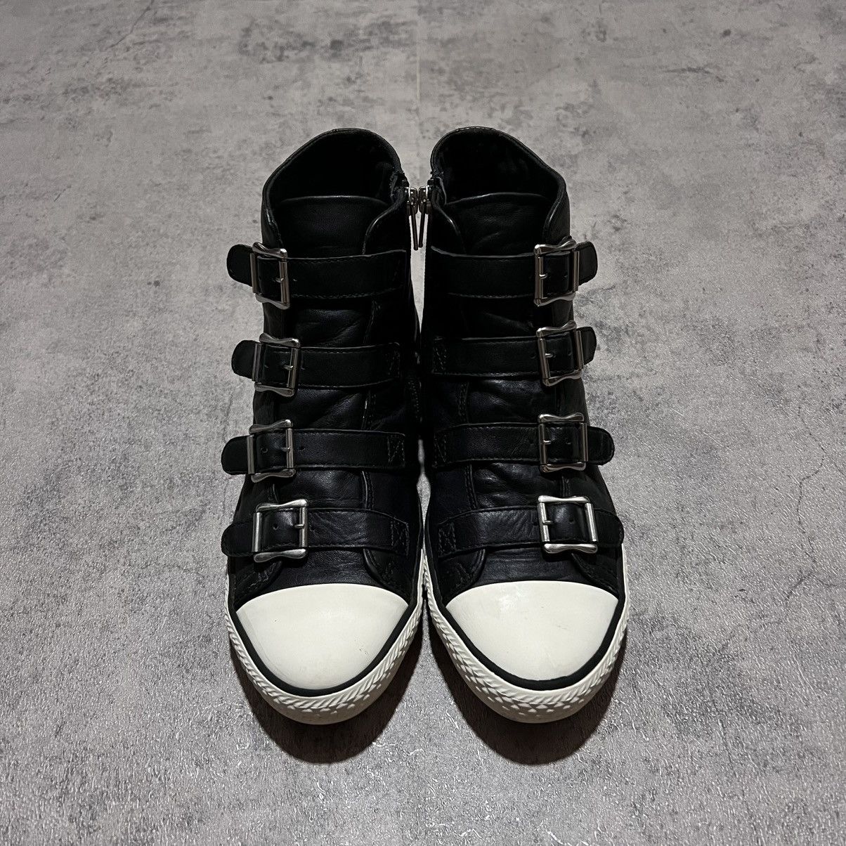 ASH Ash Vincent Strap Leather Hedi Slimane IndieSleaze Punk Vkei Size US 7 / EU 40 - 4 Thumbnail