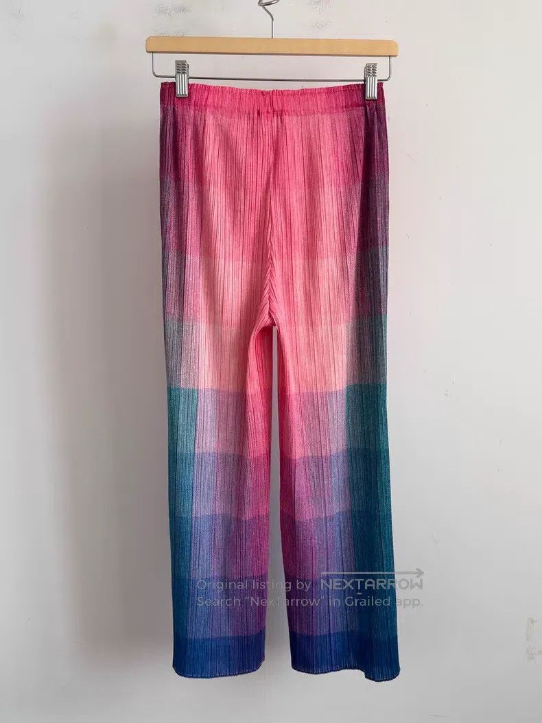 Issey Miyake Issey Miyake Mosaic Pants Size 26" / US 2 / IT 38 - 2 Thumbnail