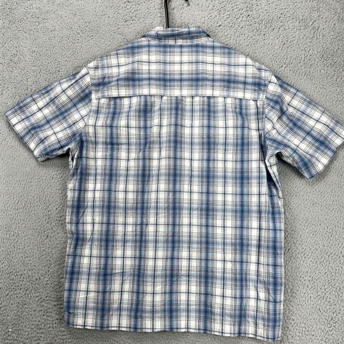 Croft & Barrow VINTAGE: Croft Barrow Quick Dry Shirt Mens Large Blue Plaid Vented Flap Pockets Size US L / EU 52-54 / 3 - 4 Thumbnail