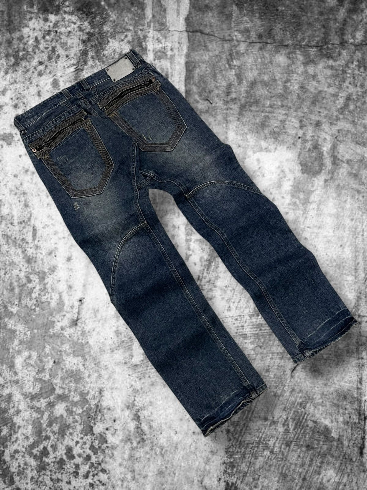 Japanese Brand Vintage Japan Designer 90’s Urban Craft Distressed Denim Size US 32 / EU 48 - 11 Thumbnail
