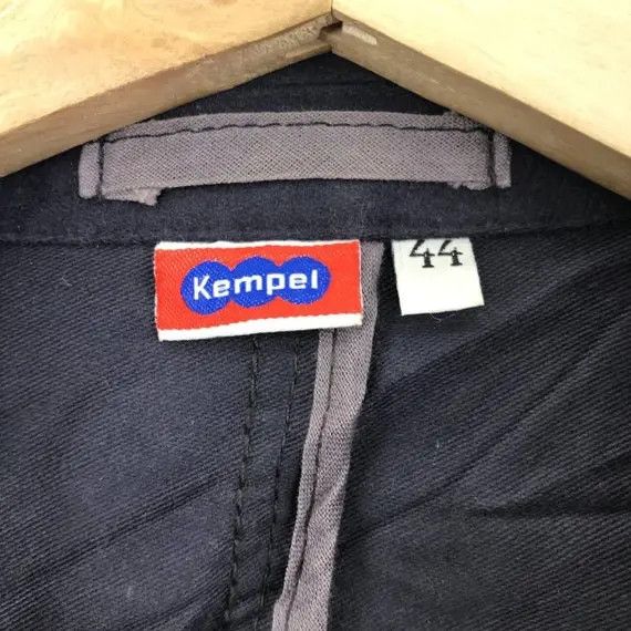 Japanese Brand Vtg KEMPEL FIVE FOXES Indigo Minimalist Trench Coat Parka Size US M / EU 48-50 / 2 - 6 Thumbnail