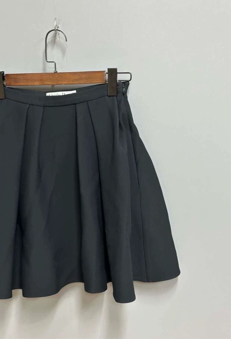 Dior Black Silk Pleated Skirt by Dior-2505 Size 34" / US 12 / IT 48 - 3 Thumbnail