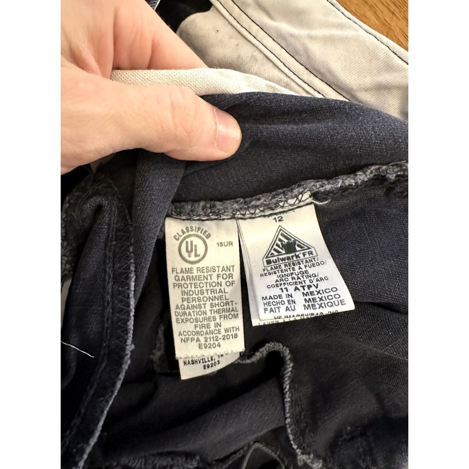 Vintage Bulwark FR Pants Men 32x31 Westex Ultrasoft Blue Cargo Workwear Size US 32 / EU 48 - 4 Thumbnail