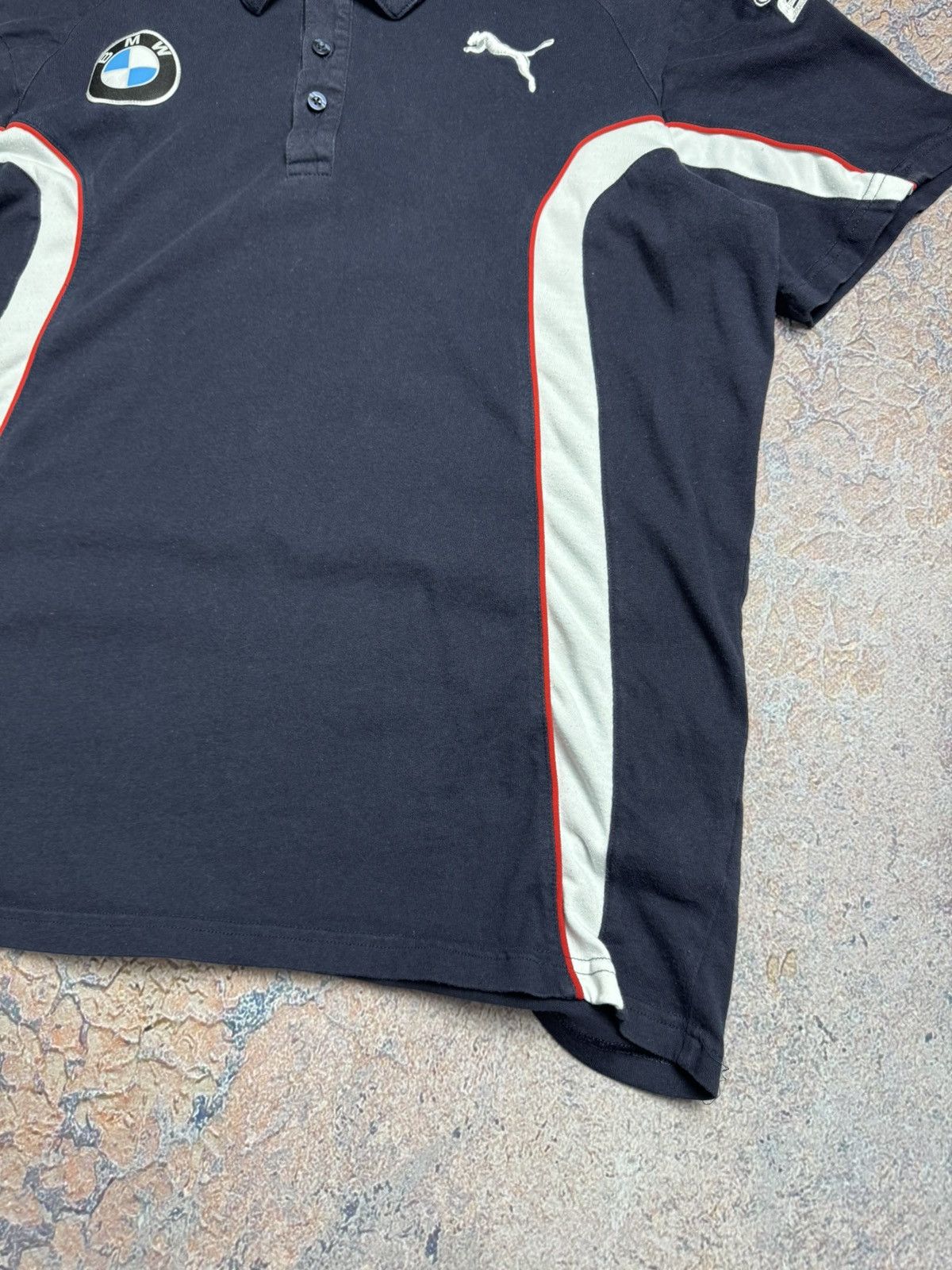BMW BMW Puma vintage polo shirt size L Size US L / EU 52-54 / 3 - 3 Thumbnail
