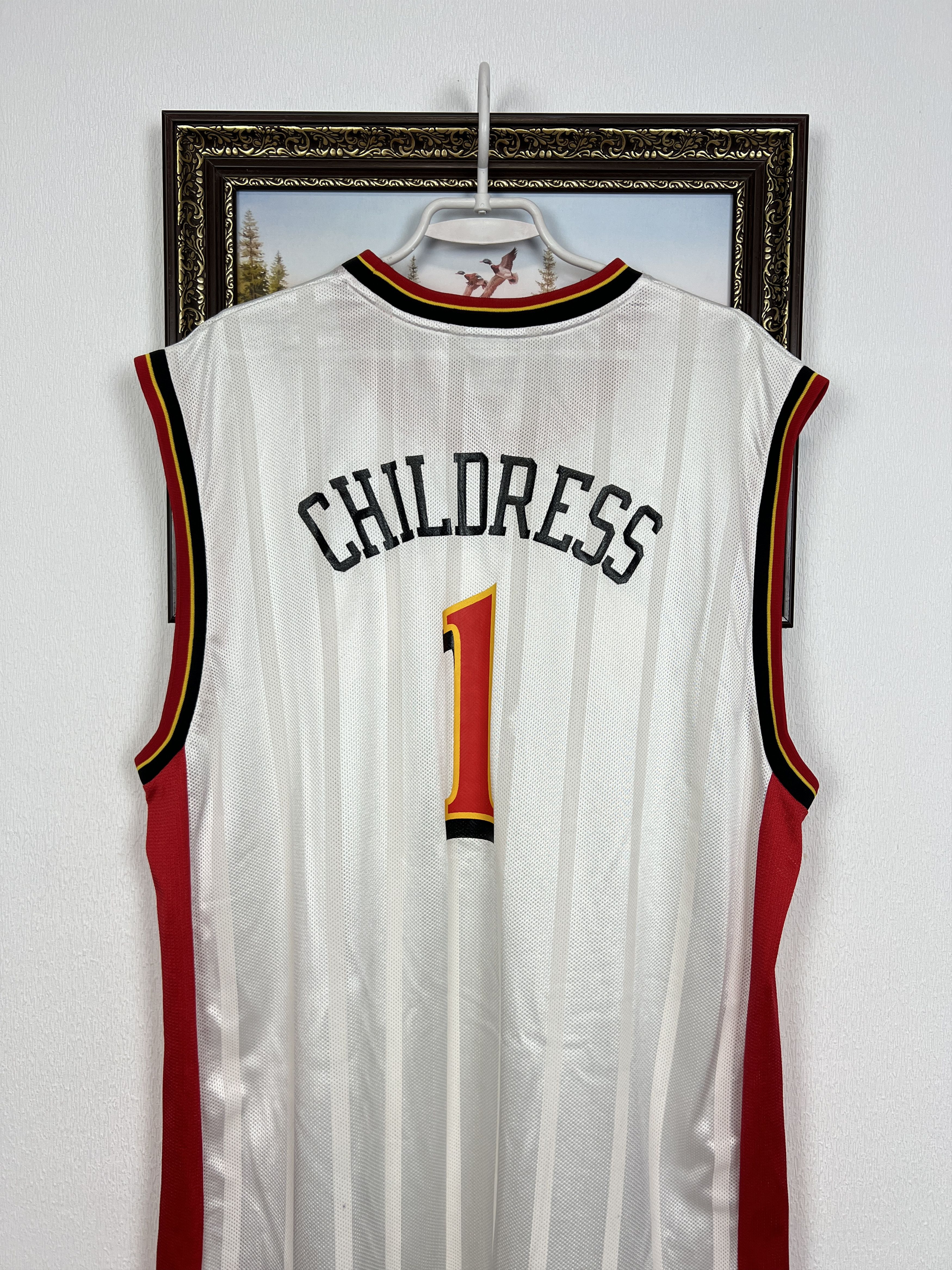 Reebok Vintage Childress Atlanta Hawks NBA Basketball Jersey Tee Size US XL / EU 56 / 4 - 12 Thumbnail