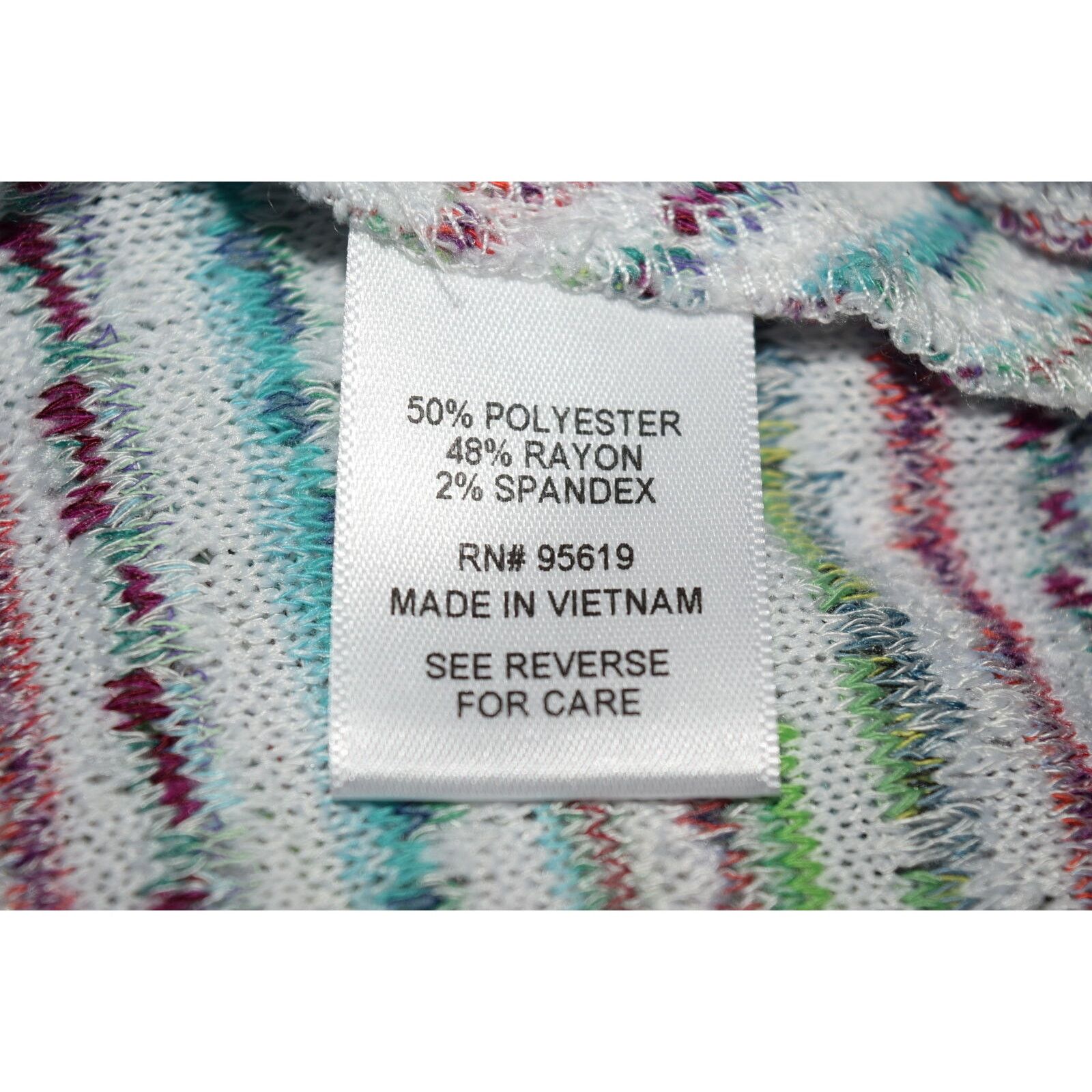 Vintage John Paul Richard Cute Diagonal Stripe V-Neck SS Tunic SZ M Size M / US 6-8 / IT 42-44 - 5 Thumbnail