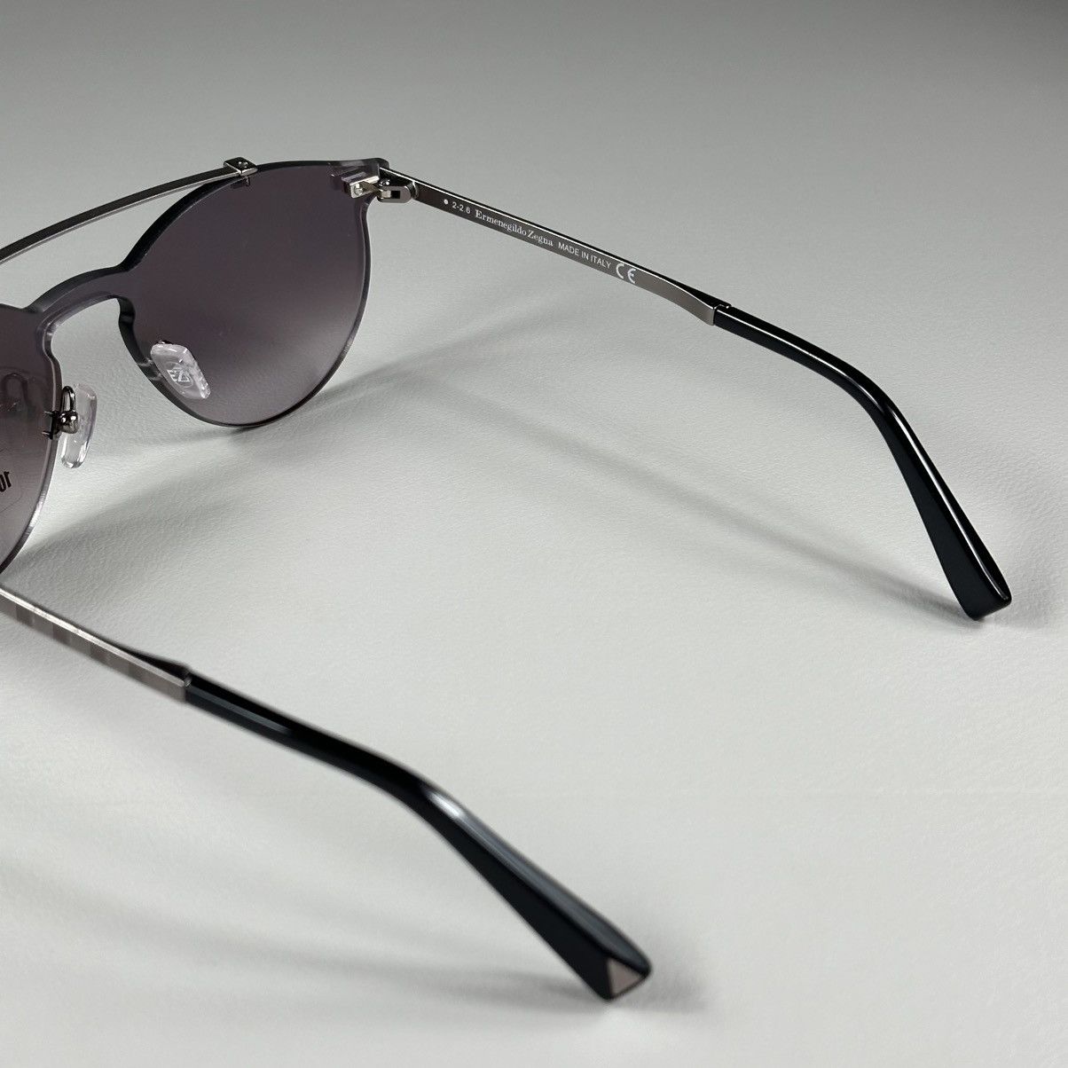 Ermenegildo Zegna Ermenegildo Zegna Rimless Round Shape Sunglasses Size ONE SIZE - 7 Thumbnail