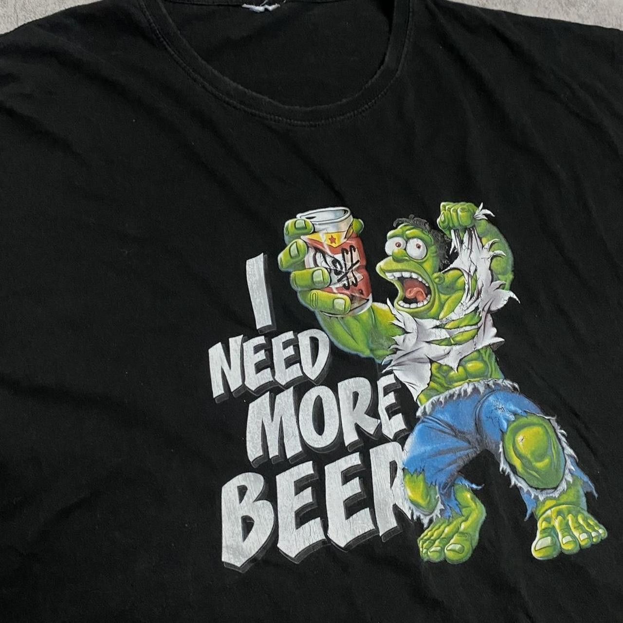 Other Black and green Hulk t-shirt vintage y2k Boxy Size US XL / EU 56 / 4 - 3 Thumbnail