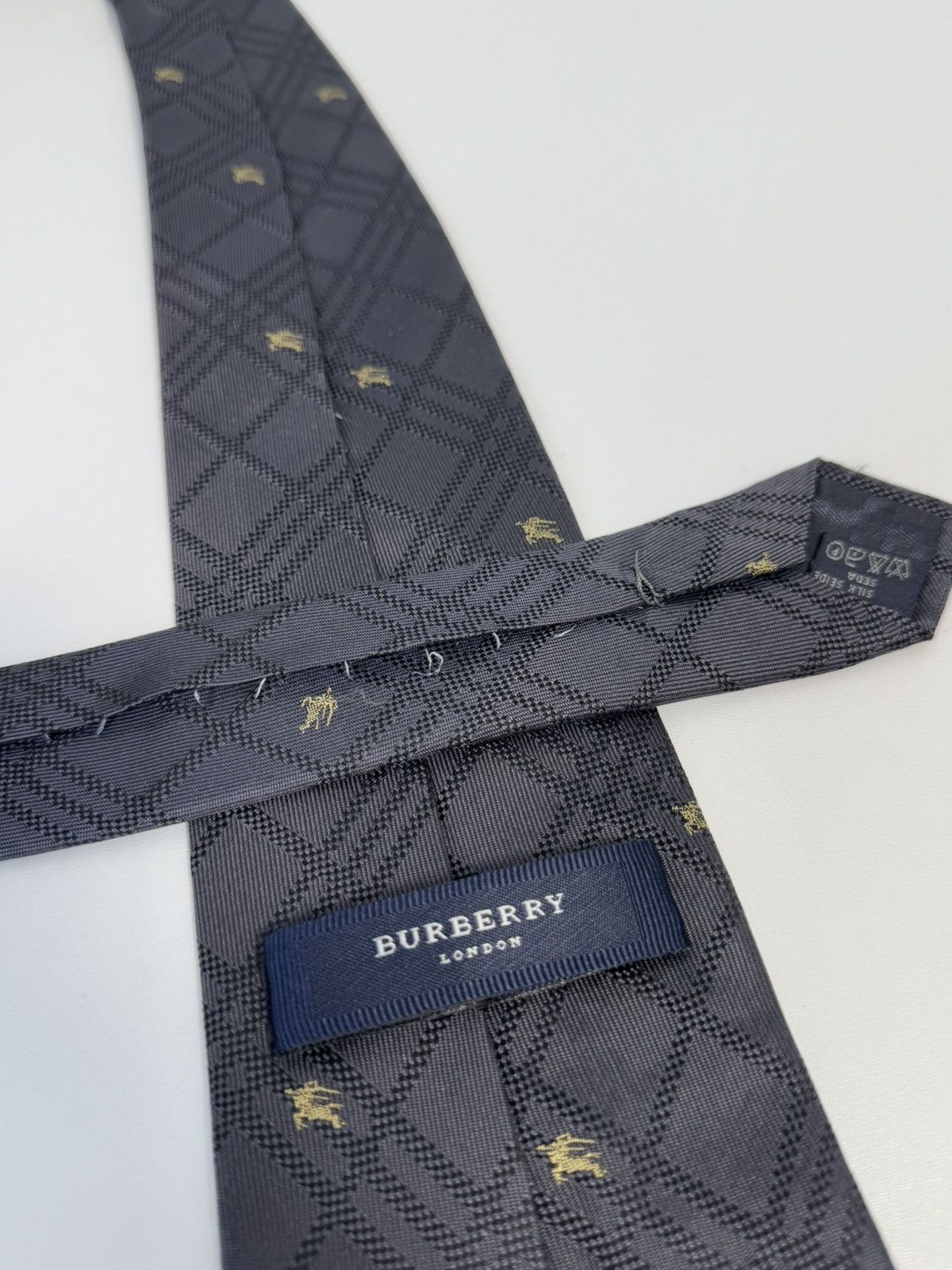 Burberry Burberry Tie Italy Slik Size ONE SIZE - 2 Thumbnail