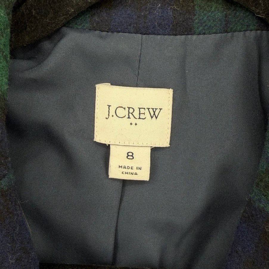 J.Crew J.Crew Blackwatch Plaid Green/Blue Schoolboy Blazer Size M / US 6-8 / IT 42-44 - 3 Thumbnail