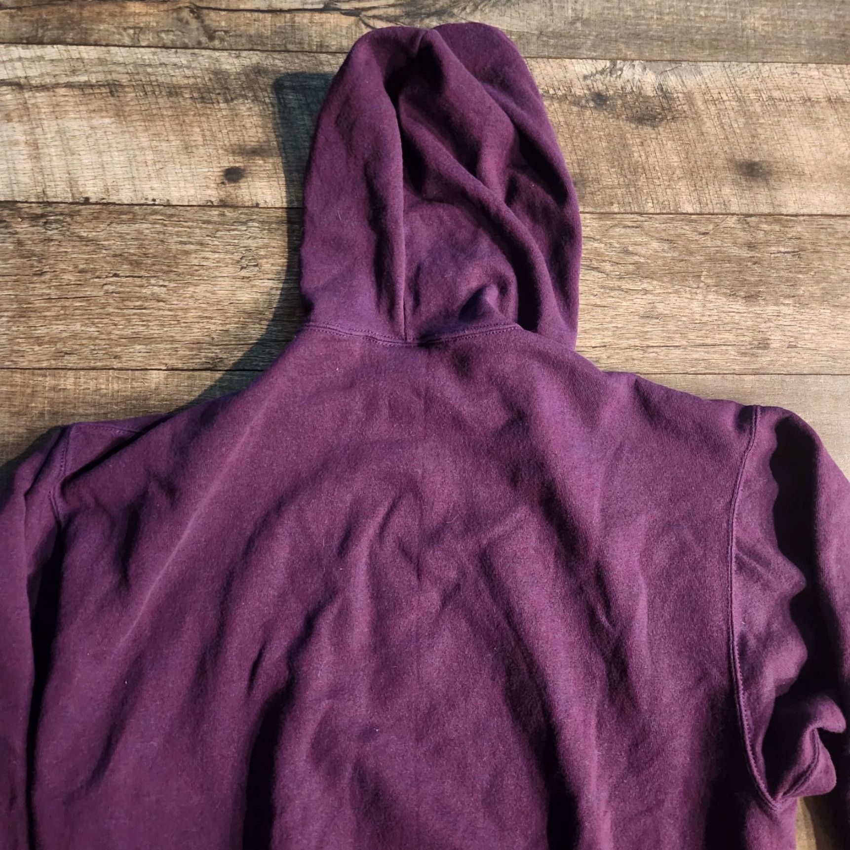 Vintage VINTAGE Duofold Hoodie Pullover Unisex Adults Size L Purple 90s Advance Micro Climate / Hooded Pockets Logo Size US L / EU 52-54 / 3 - 6 Thumbnail