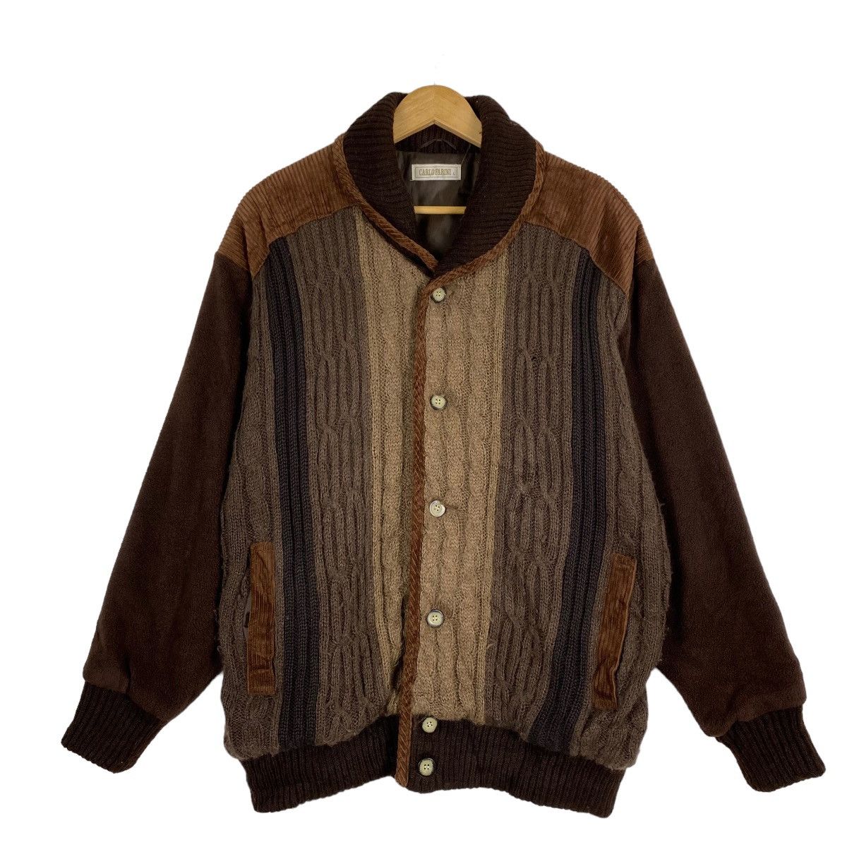 Designer × Japanese Brand DESIGNER🔥CARLO FARINI INSPIRED COOGI BUTTON JACKET Size US L / EU 52-54 / 3 - 1 Thumbnail