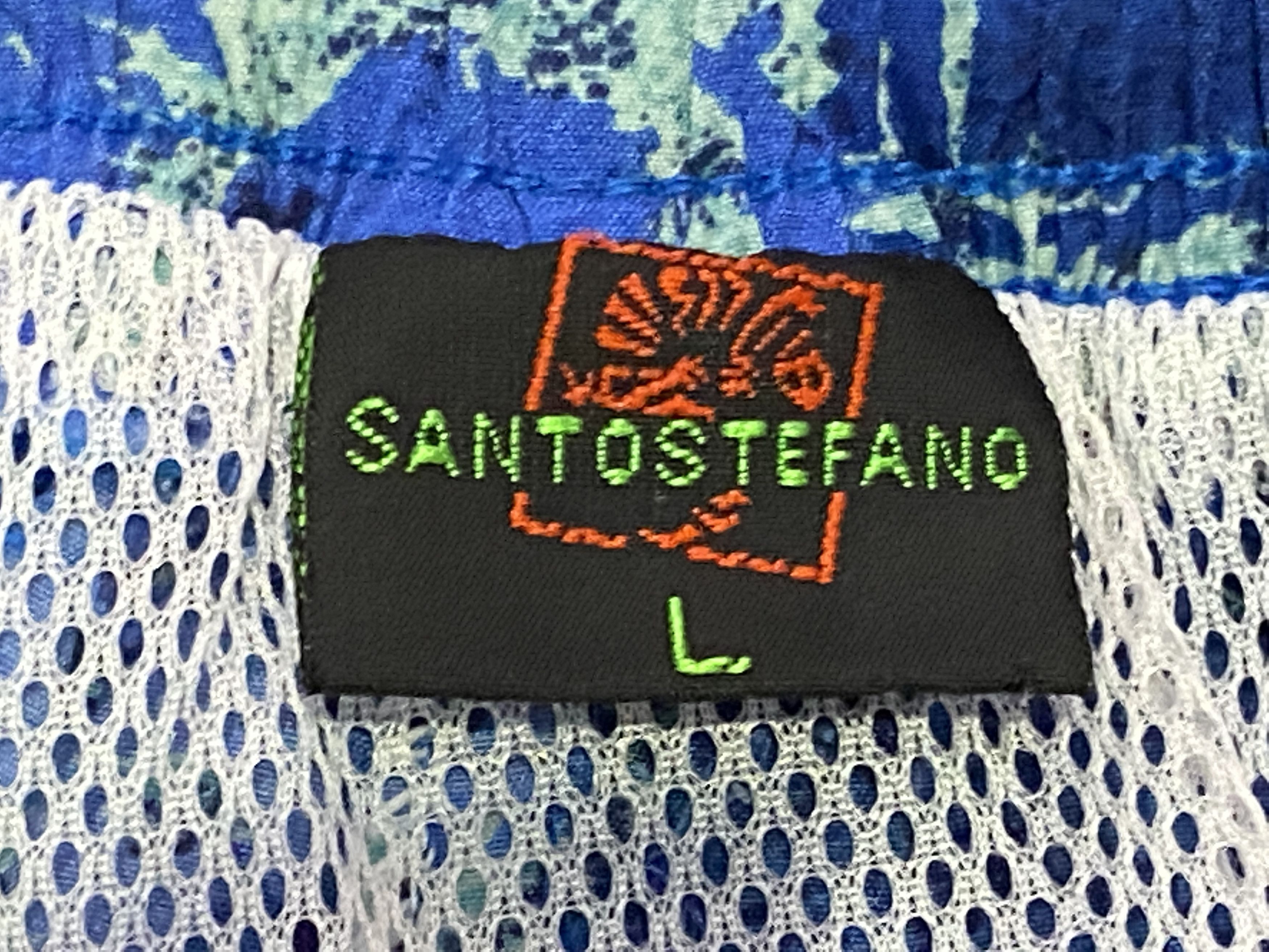 Designer × Vintage 90s Santostefano Vintage Men's Swim Shorts - Size L Size US 34 / EU 50 - 4 Thumbnail