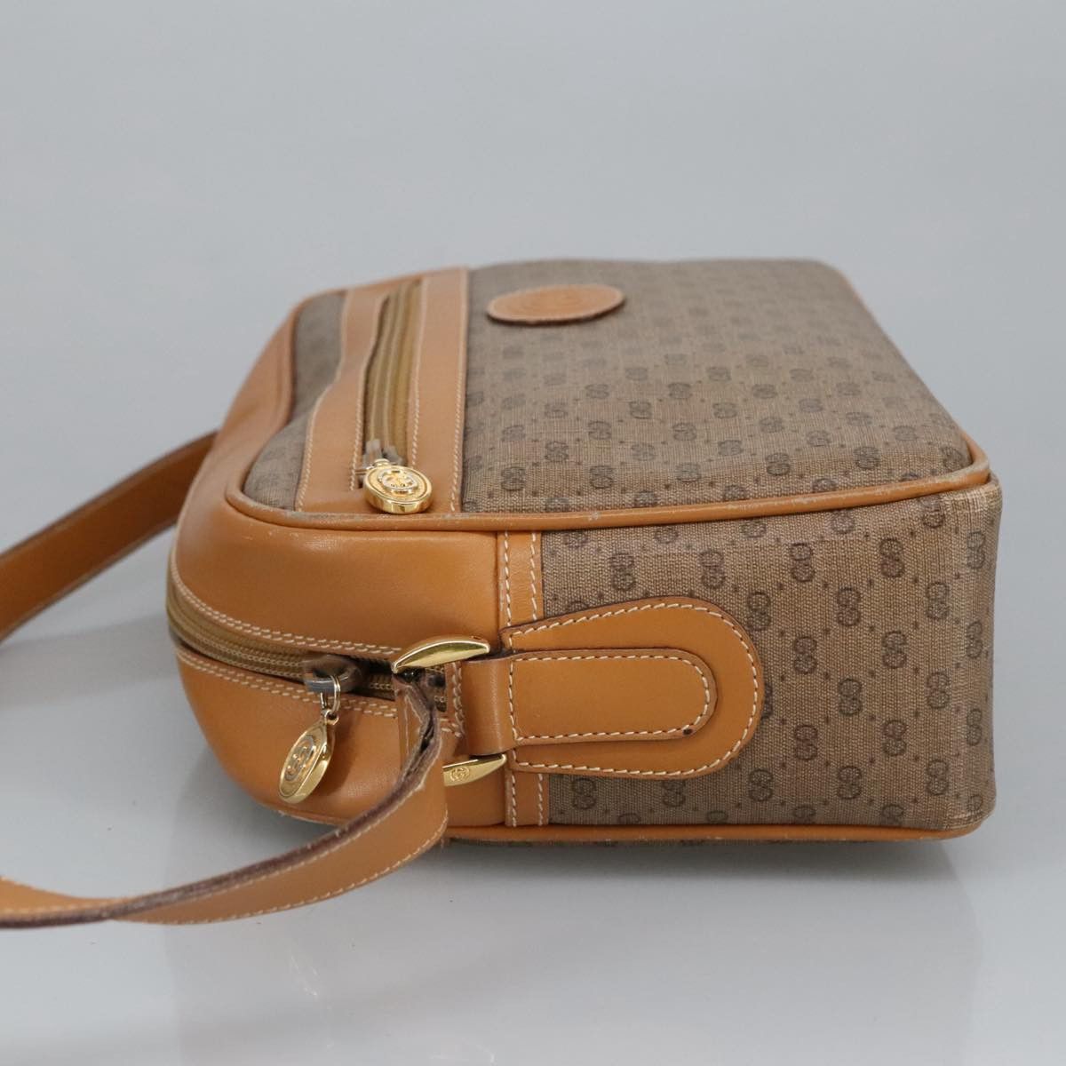 Gucci GUCCI Micro GG Supreme Shoulder Bag Pvc Leather Beige Gold Size ONE SIZE - 5 Thumbnail