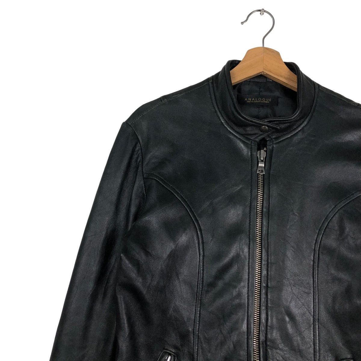 Japanese Brand 🔥Vintage Soft Leather Biker Jacket Analogue Japan Made Size US M / EU 48-50 / 2 - 7 Thumbnail