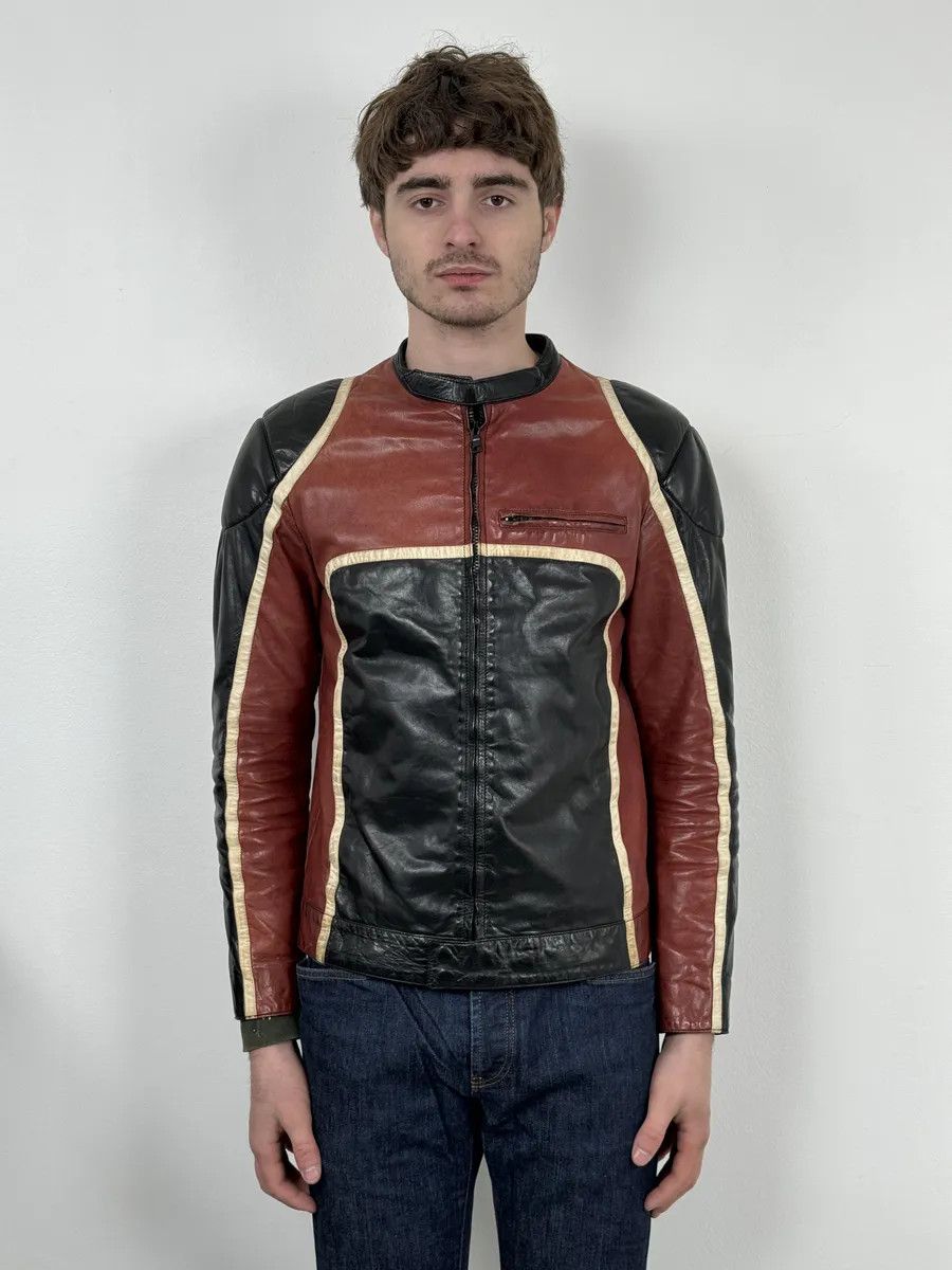 Prada AW2007 Prada Black & Red Biker Racer Leather Jacket Size US M / EU 48-50 / 2 - 3 Thumbnail