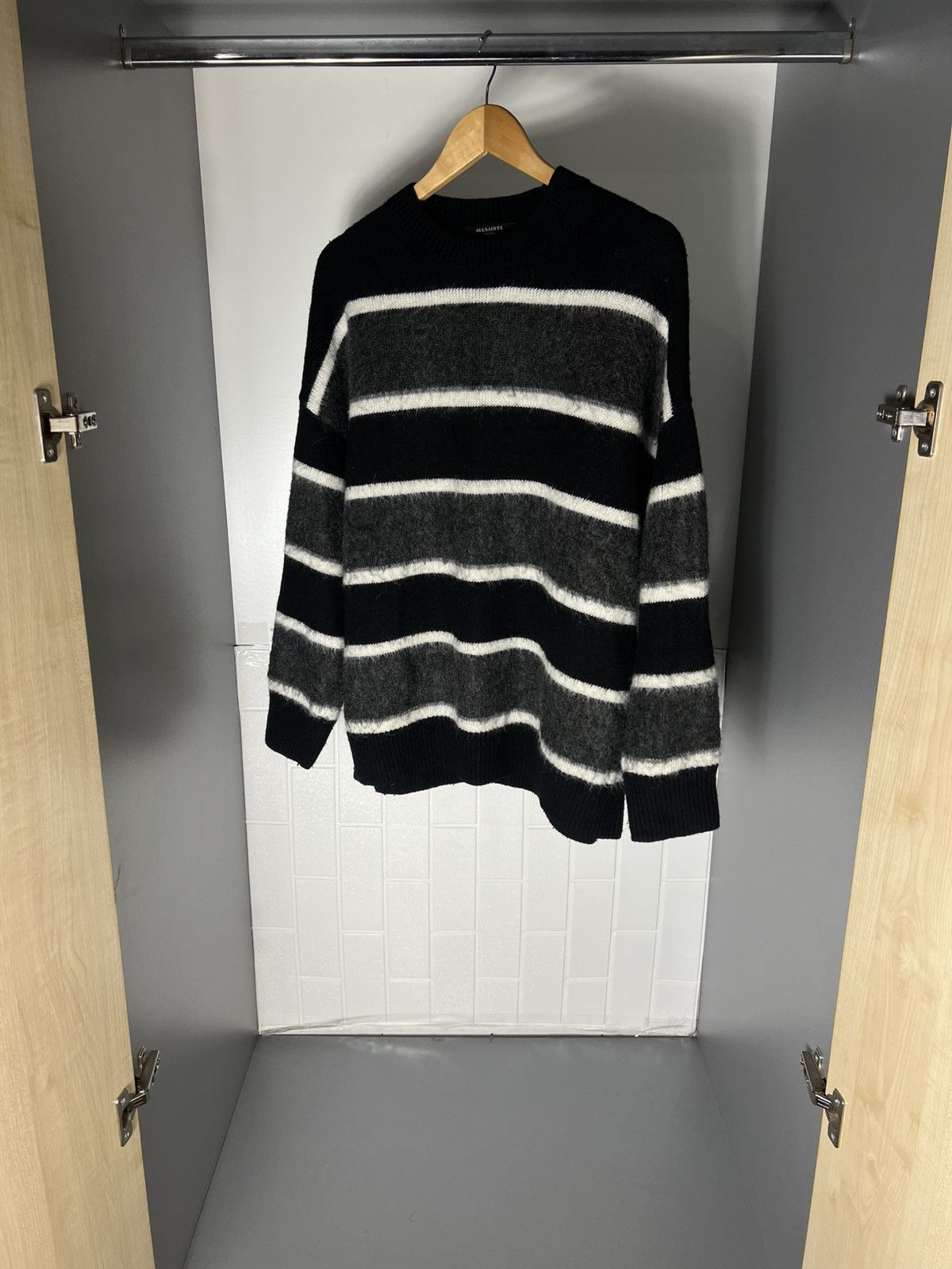 Allsaints ALLSAINTS DESIGNER SWEATER WOOL KNIT JAPANESE BRAND LUXURY Size US M / EU 48-50 / 2 - 7 Thumbnail