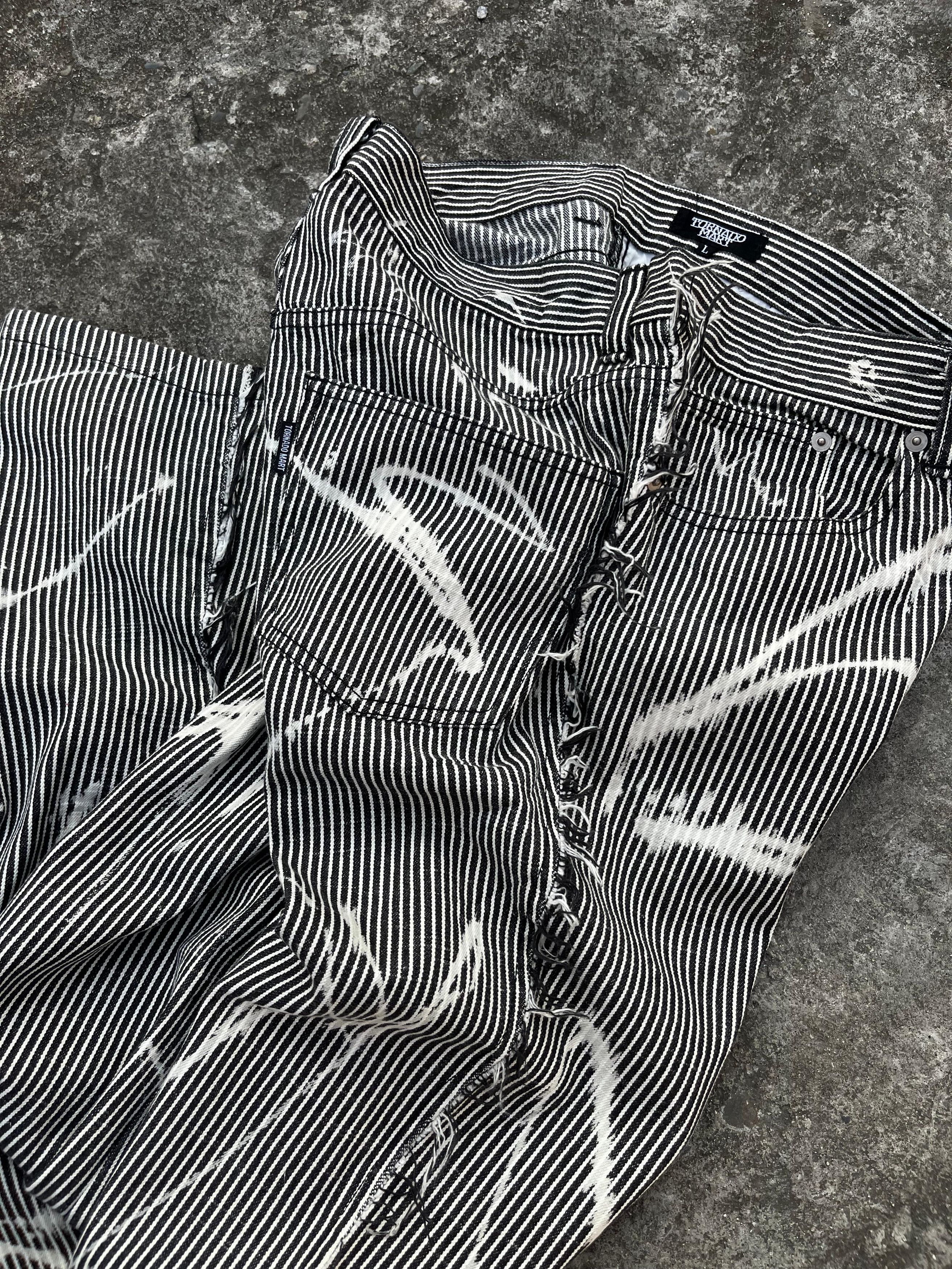 Tornado Mart 💥Rare💥Tornado Mart Hickory Flared Pants Size US 32 / EU 48 - 6 Thumbnail