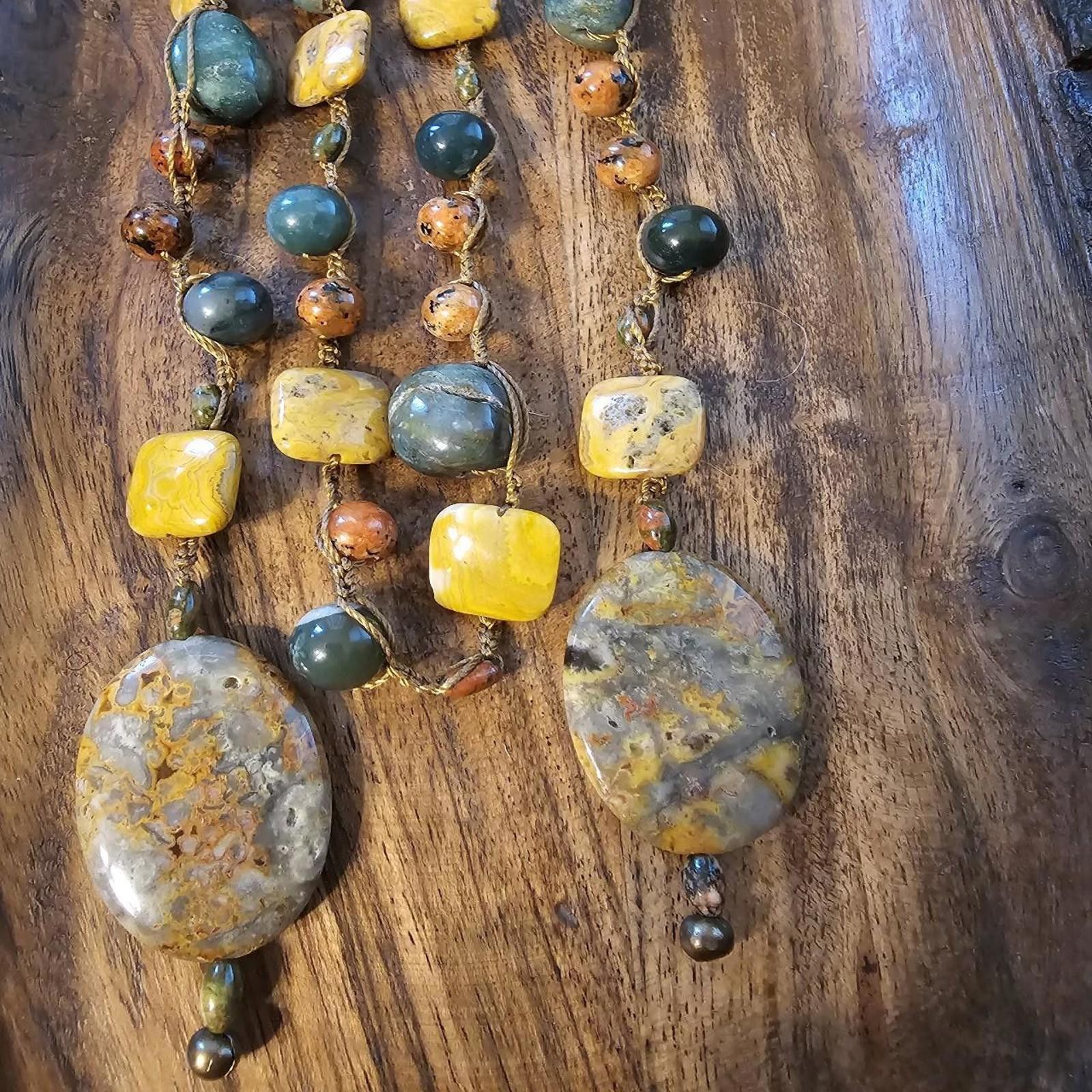 Designer Handmade Gemstone Necklace Size ONE SIZE - 8 Thumbnail